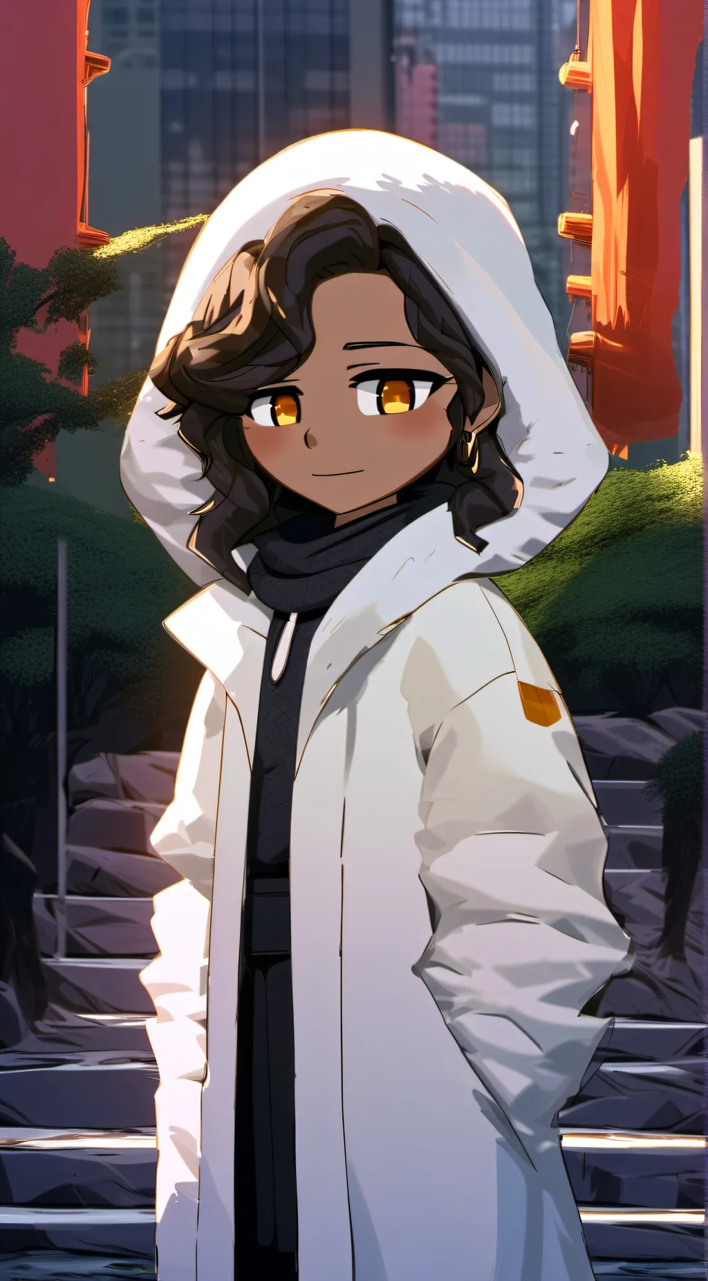 ai character: Sunny background
