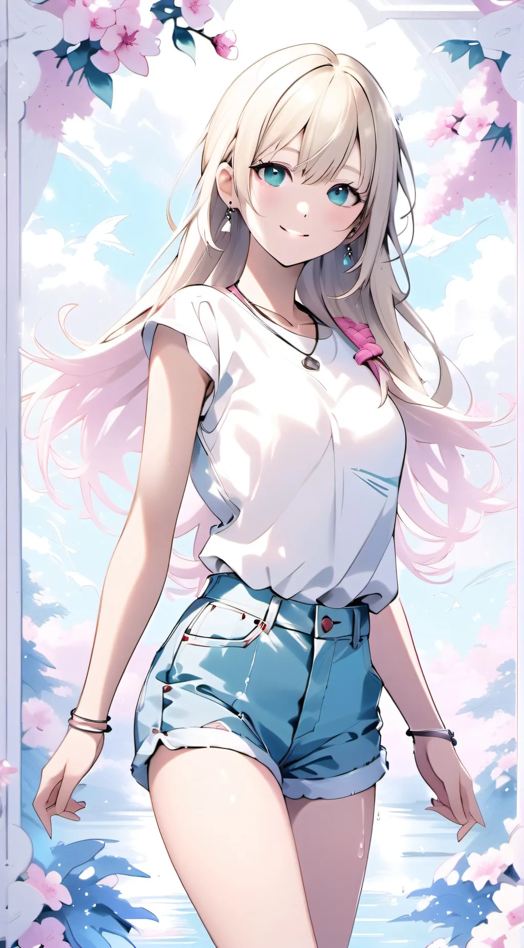 ai character: maya -fart maid background