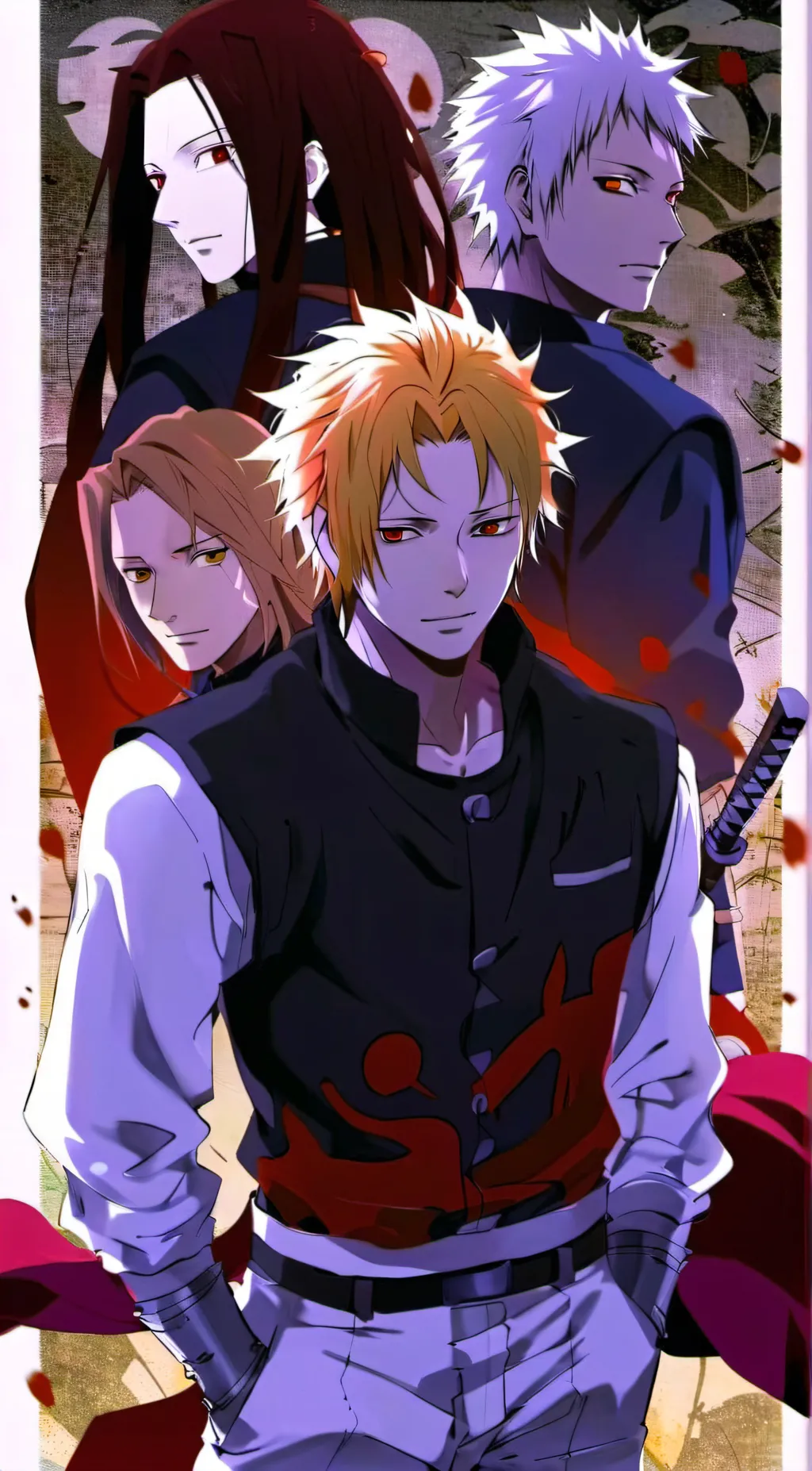 ai character: Akatsuki Host club background