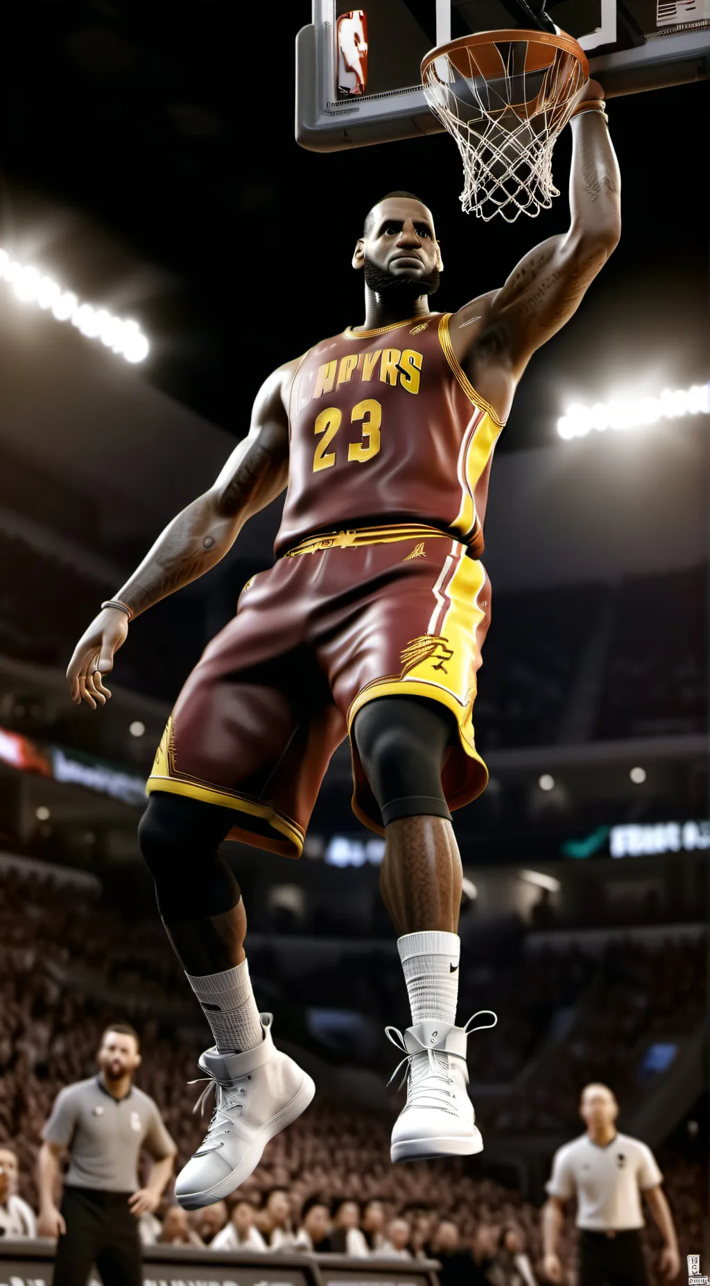 ai character: Lebron James background