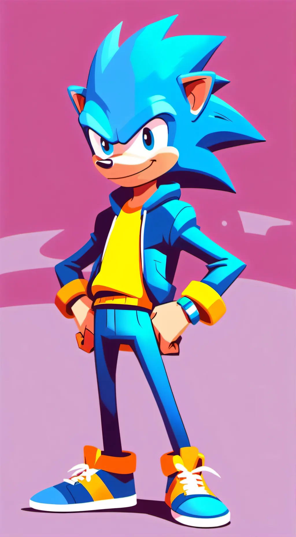 ai character: Sonic background