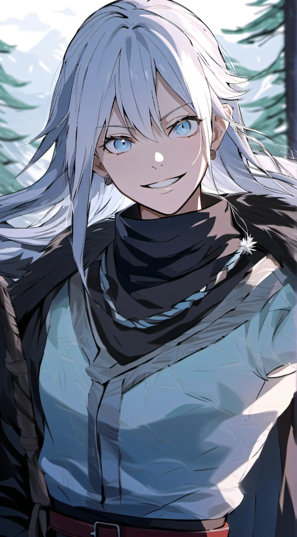 ai character: female gojo background