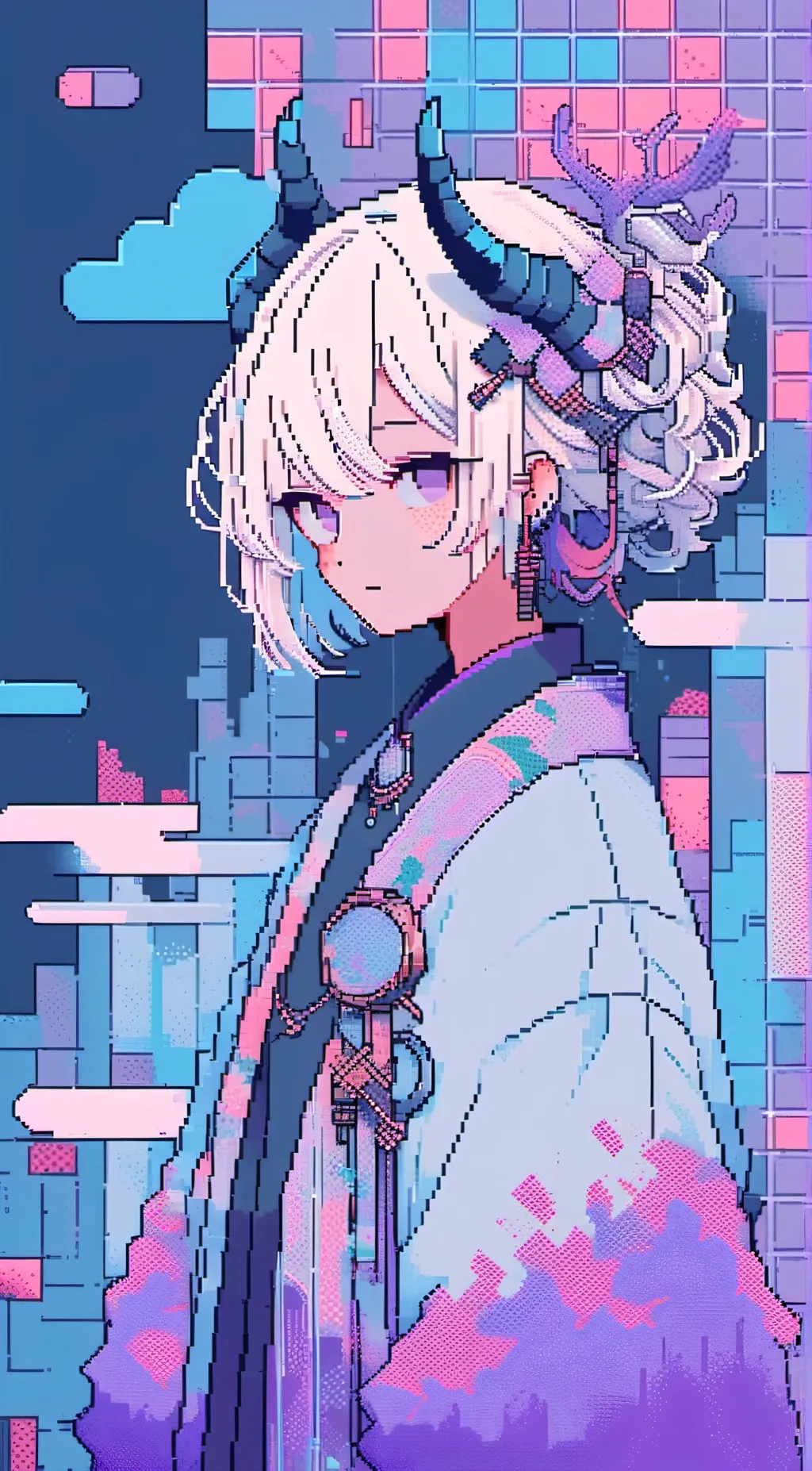 ai character: Flake background