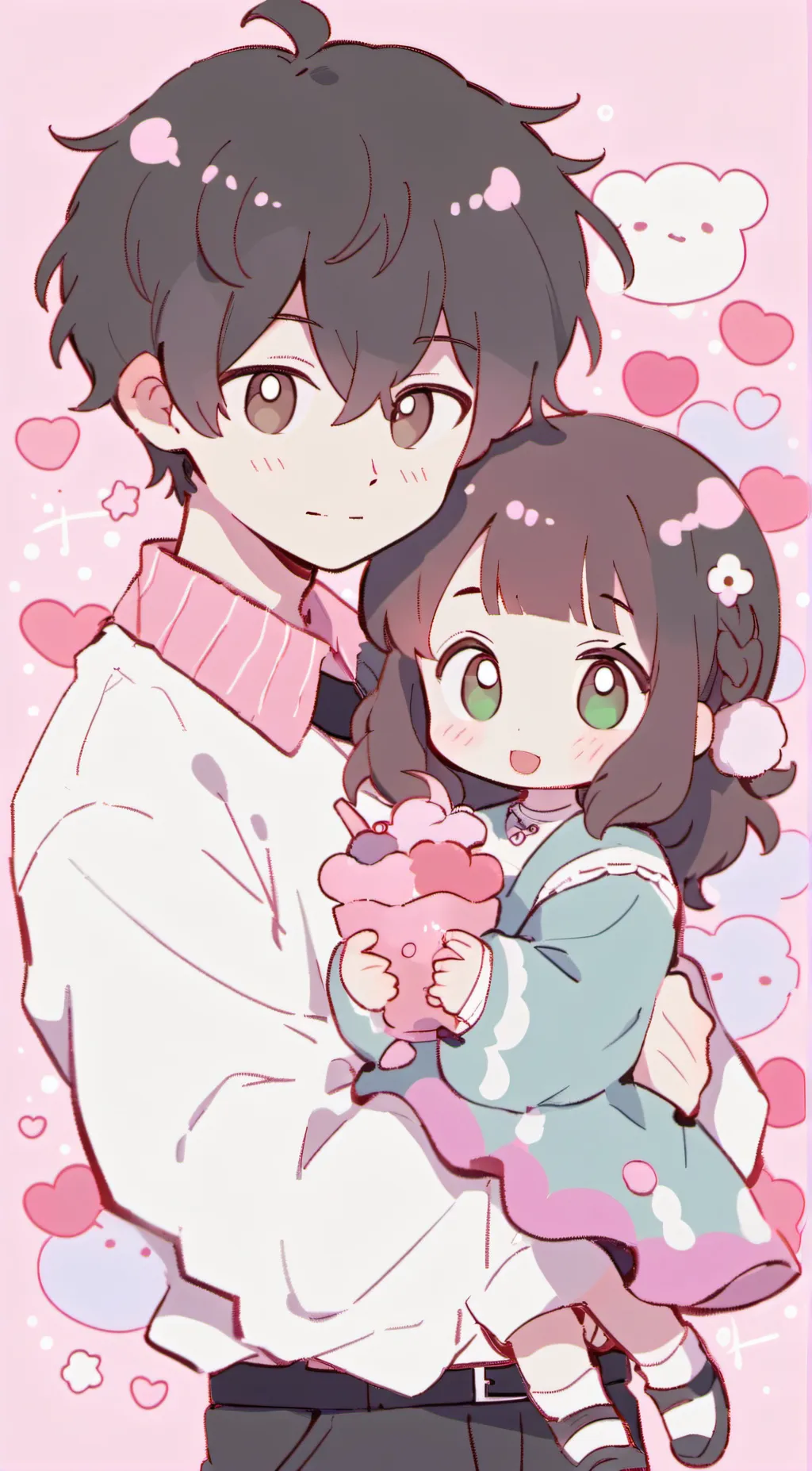ai character: Aren and Mila background