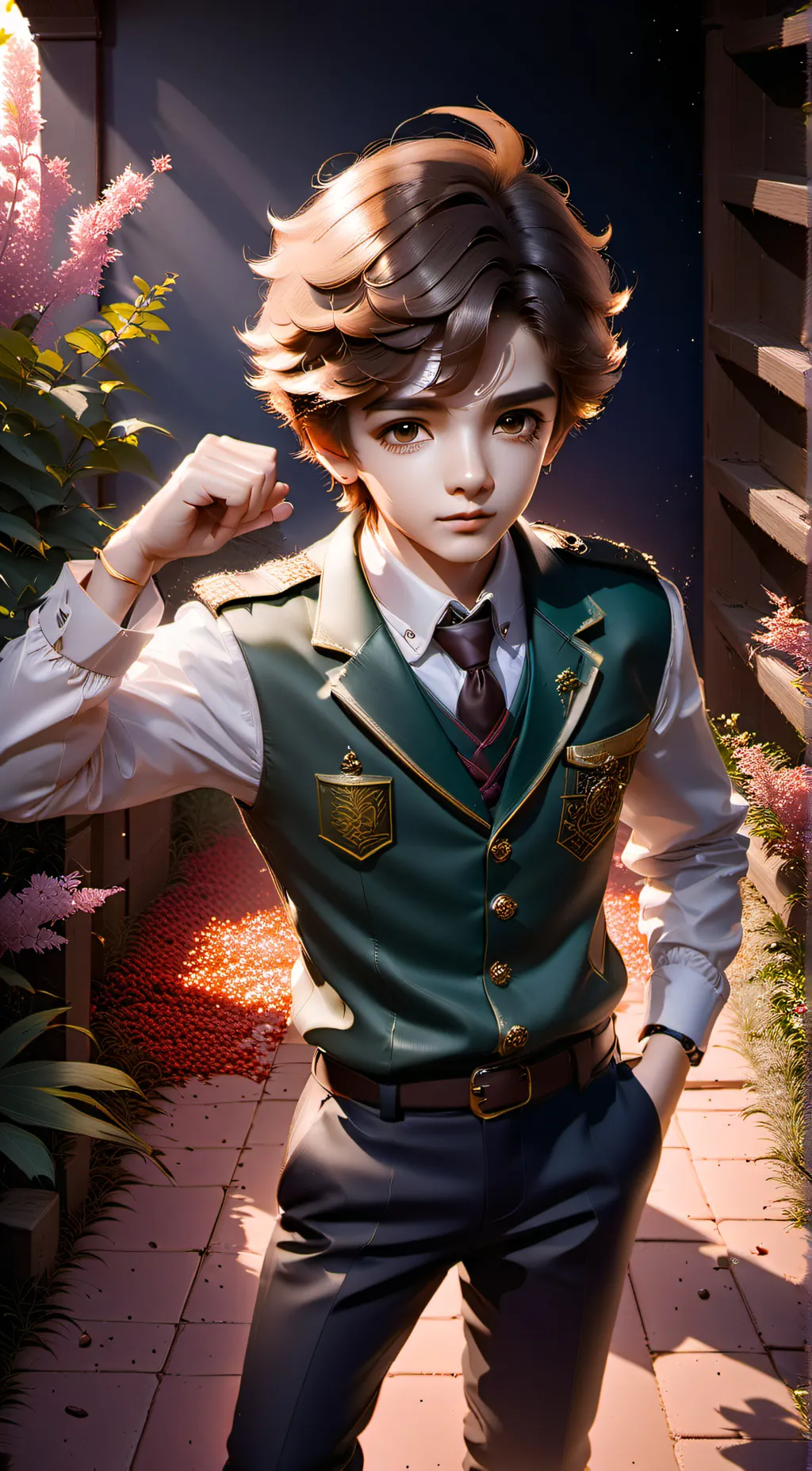 ai character: Zeeshan  background