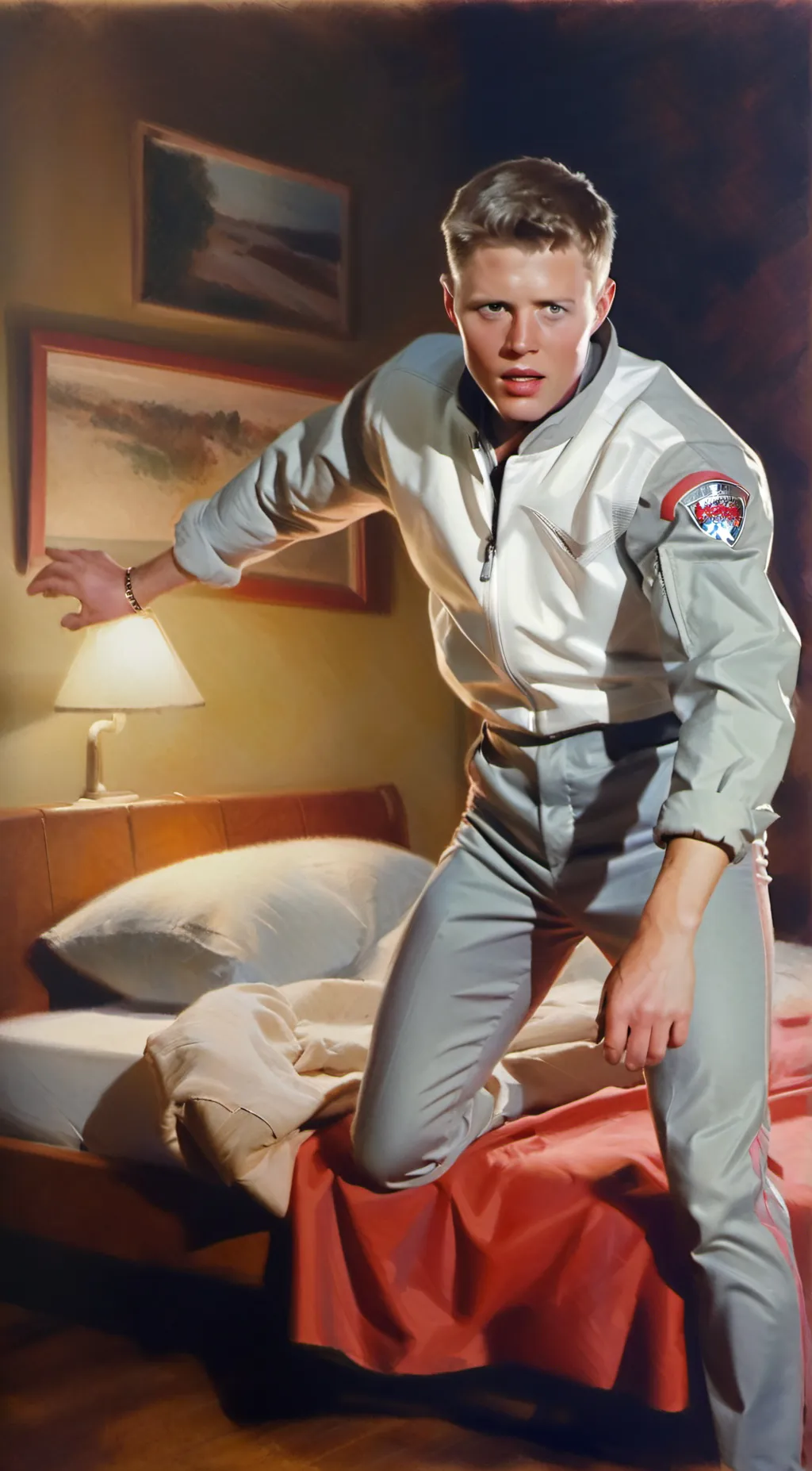 ai character: Biff Tannen  background