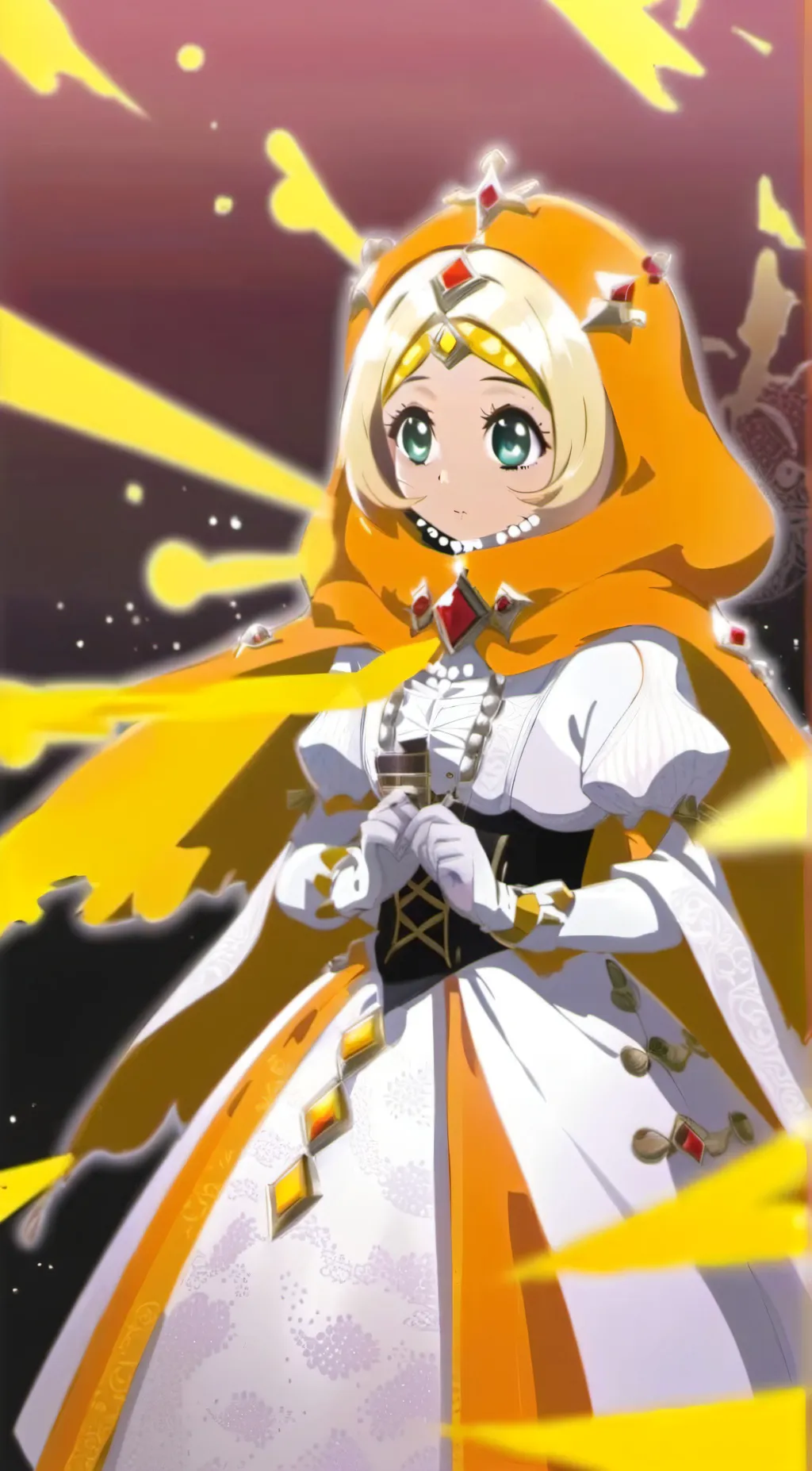 ai character: Sp snow day background