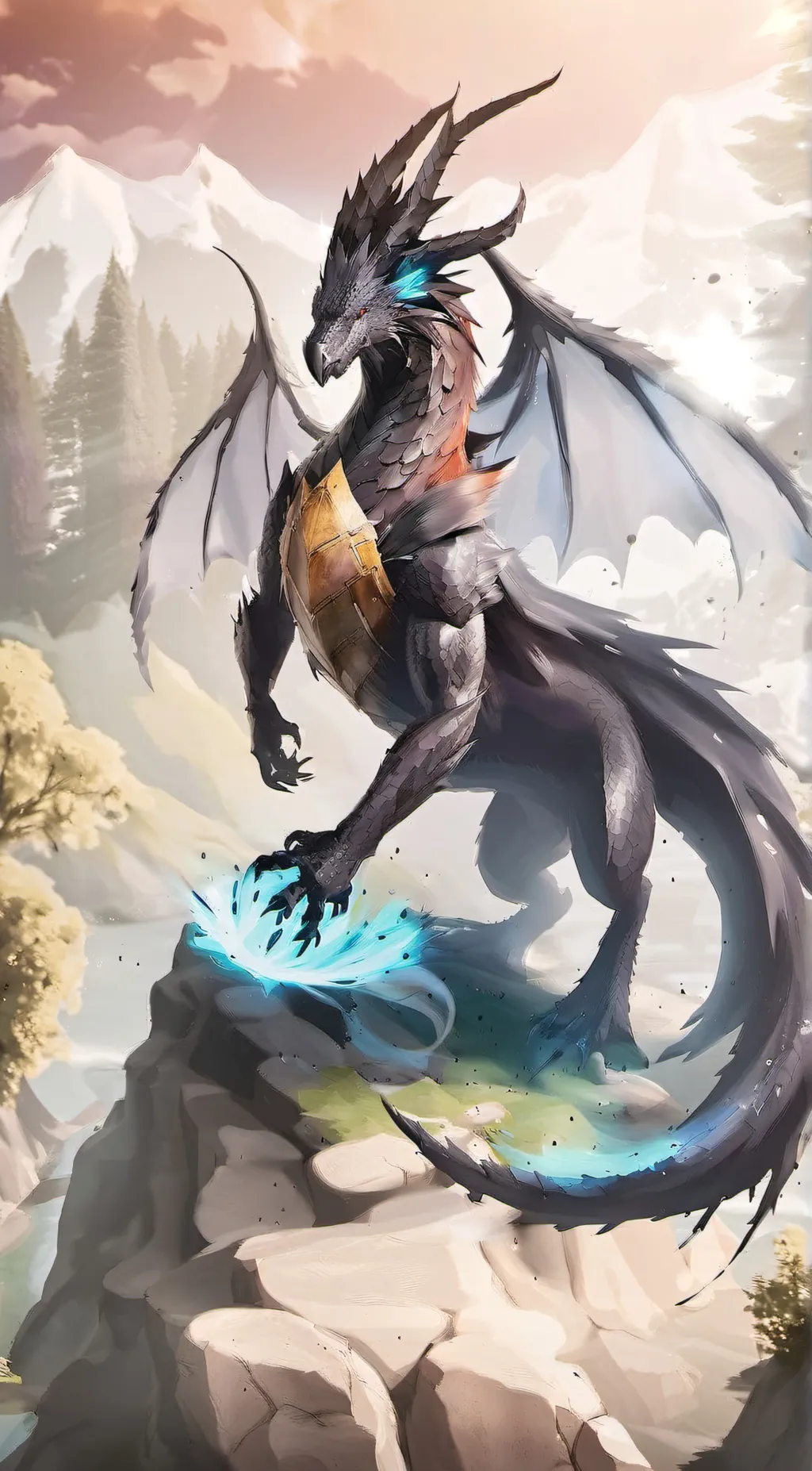 ai character: Obsidia background