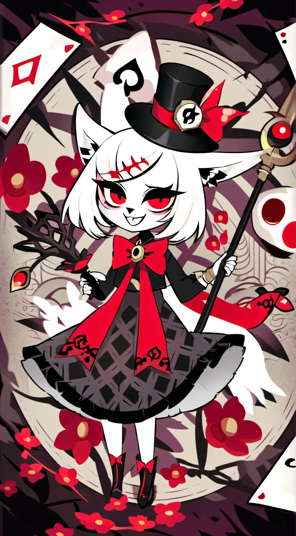 ai character: Hazbin hotel  background