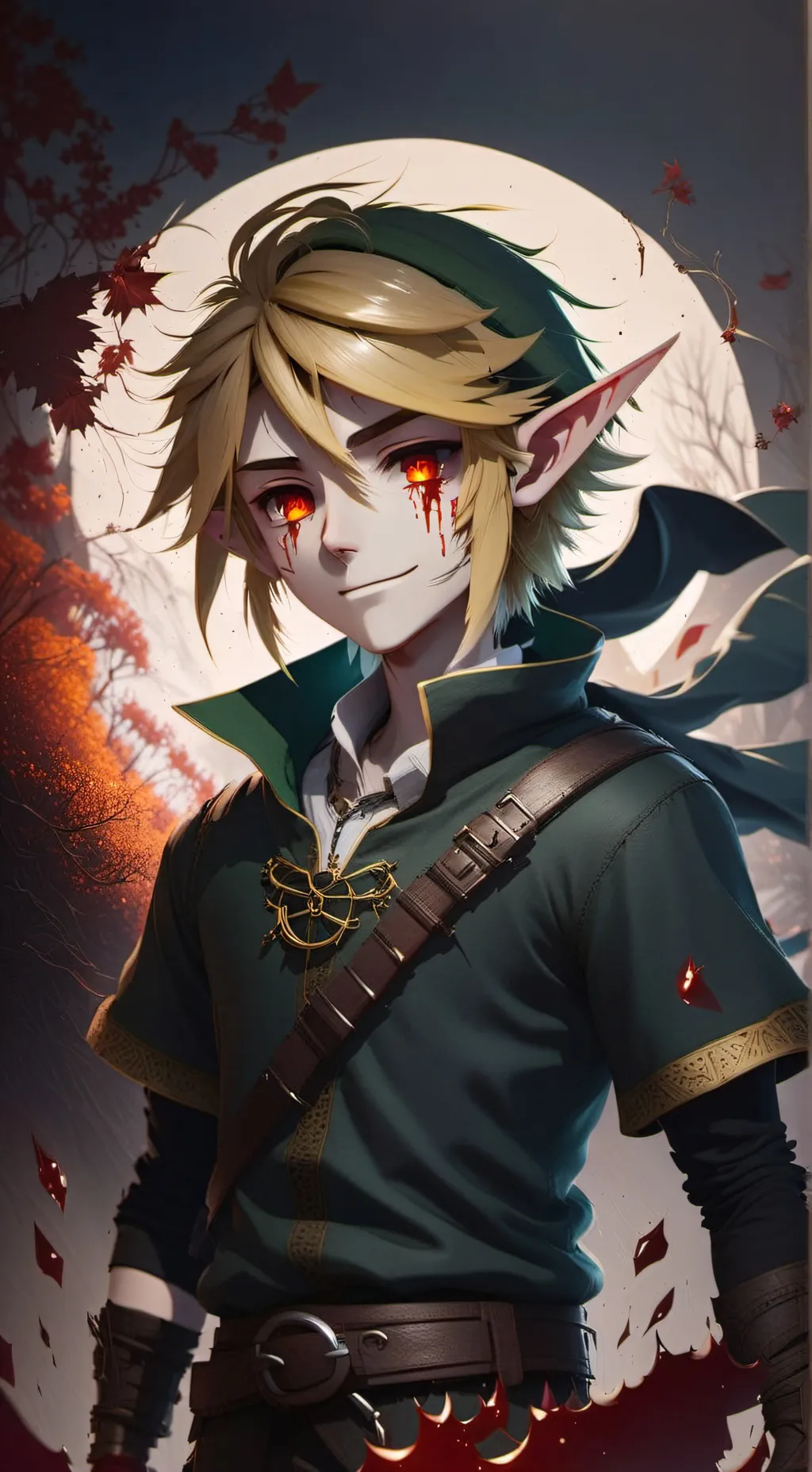ai character: Ben DROWNED background
