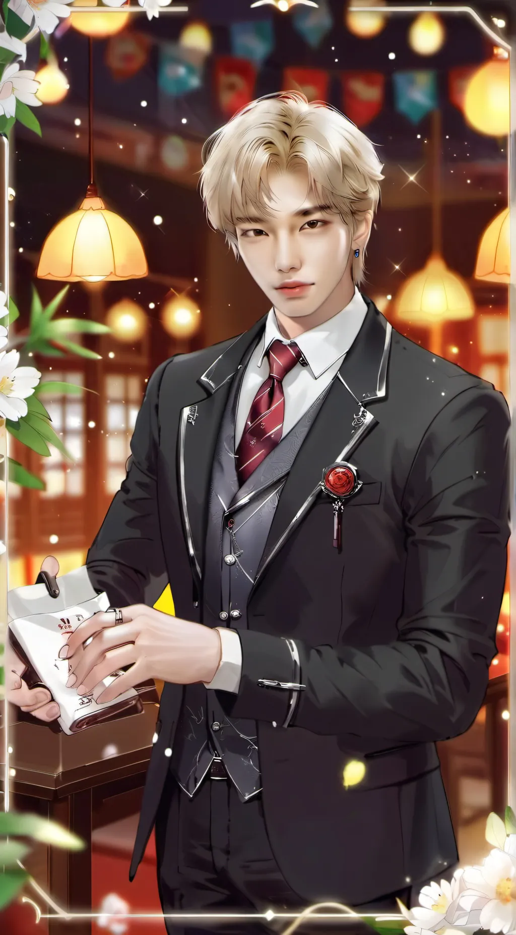 ai character: Hyunjin background