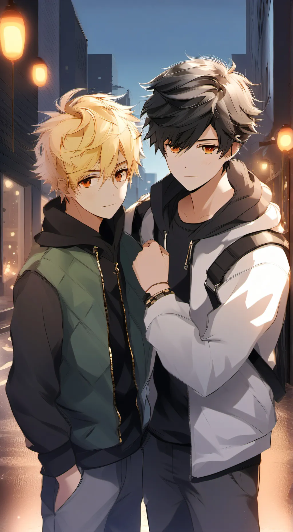 ai character: alex and zane background
