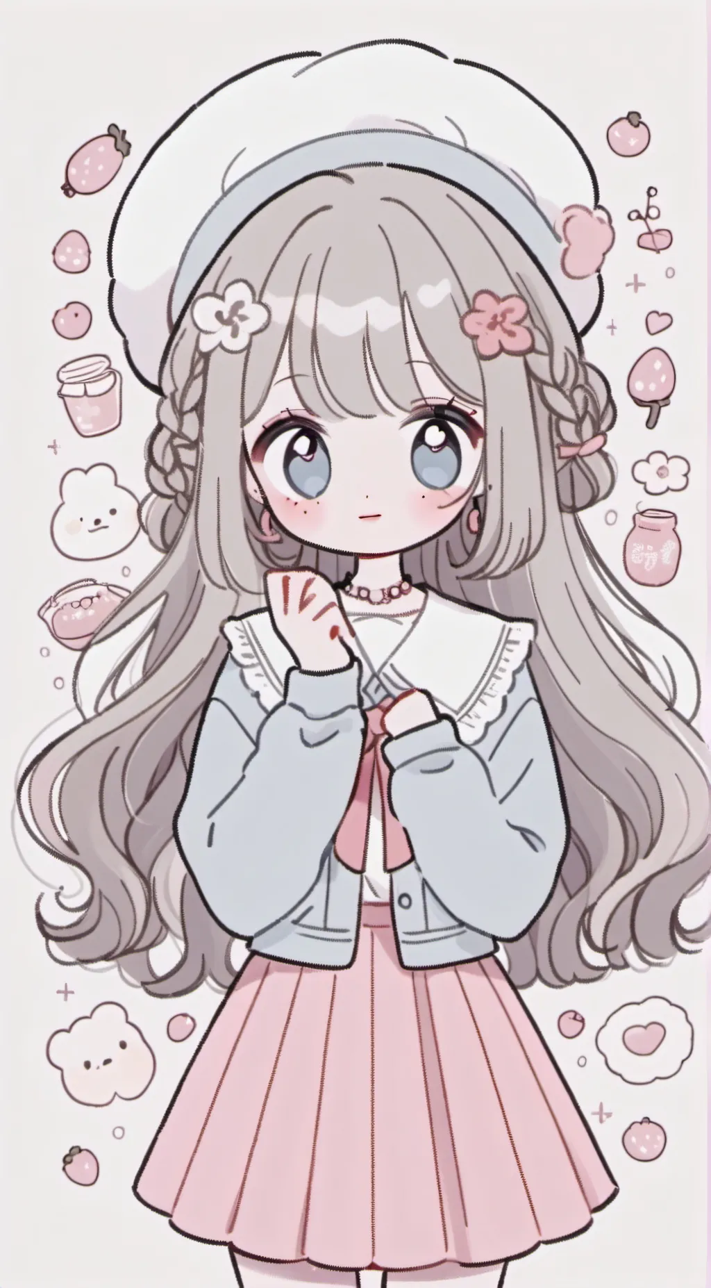 ai character: luna background