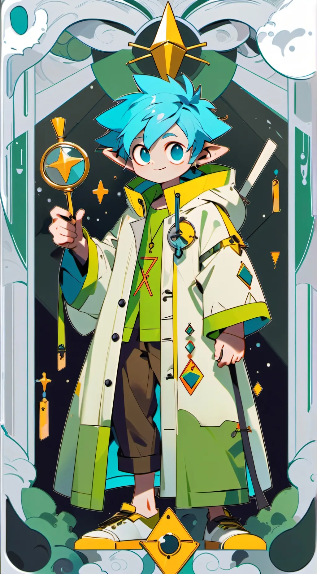 ai character: John Dory (trolls) background