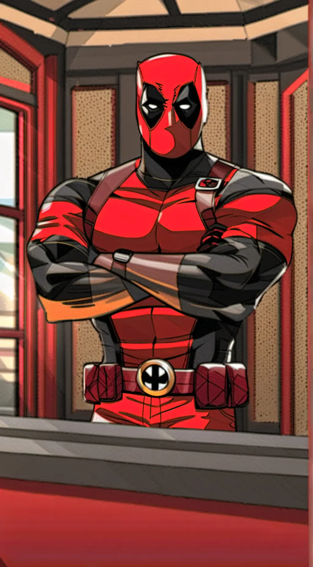 ai character: Deadpool background
