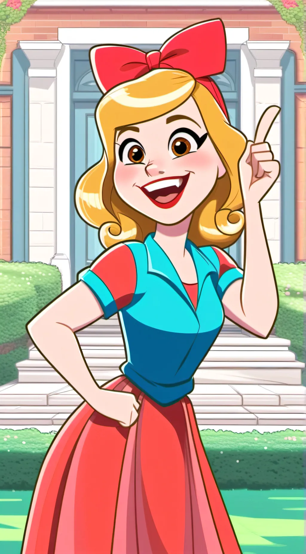 ai character: miss delight (V1) background