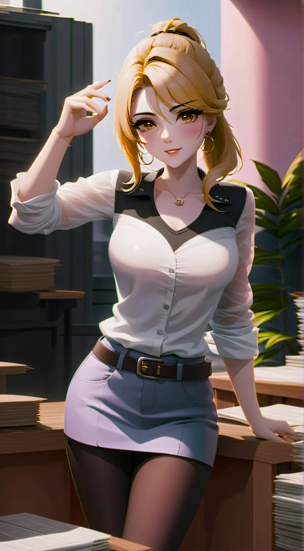 ai character: Miss catherine background
