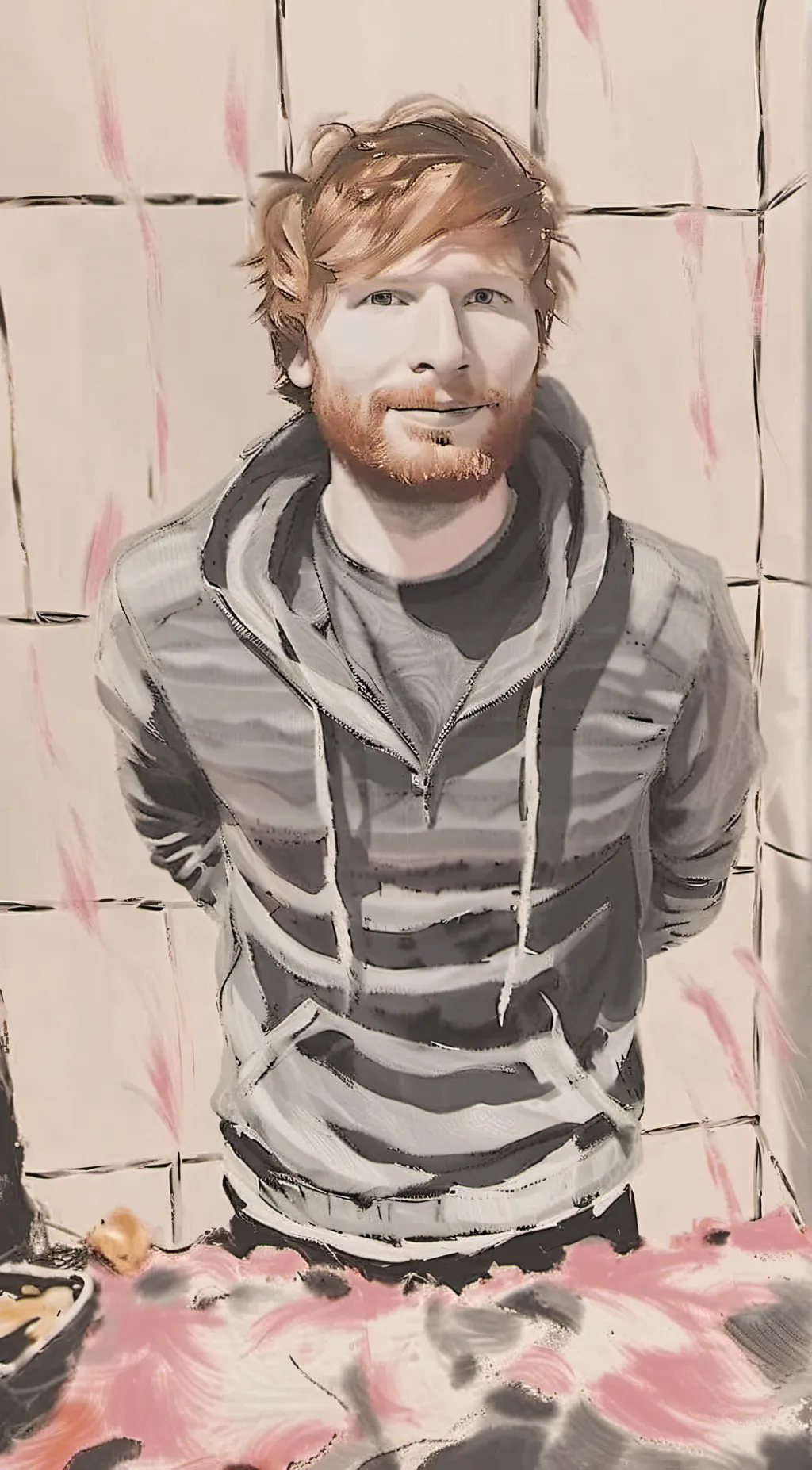 ai character: Ed Sheeran background