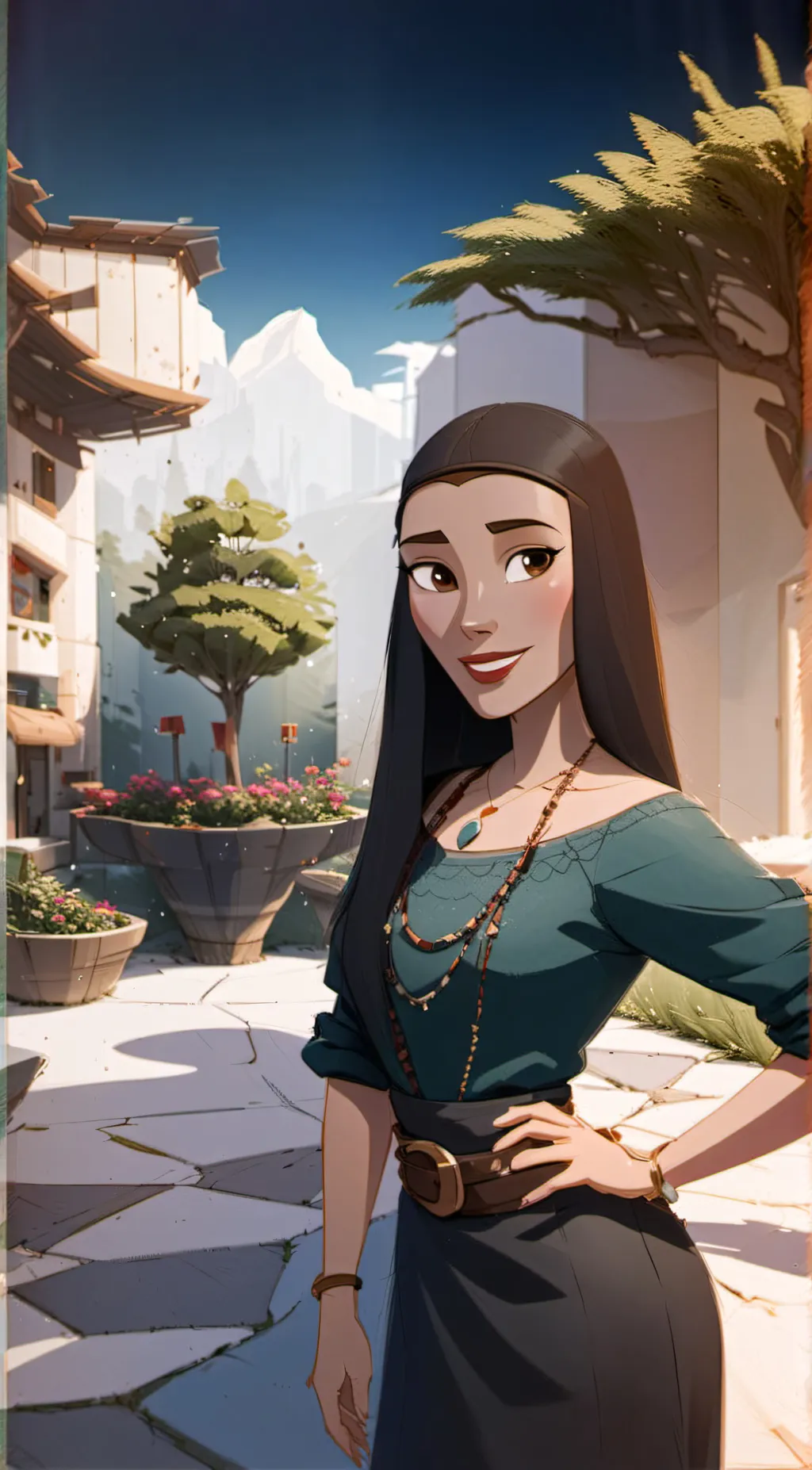 ai character: Liz background