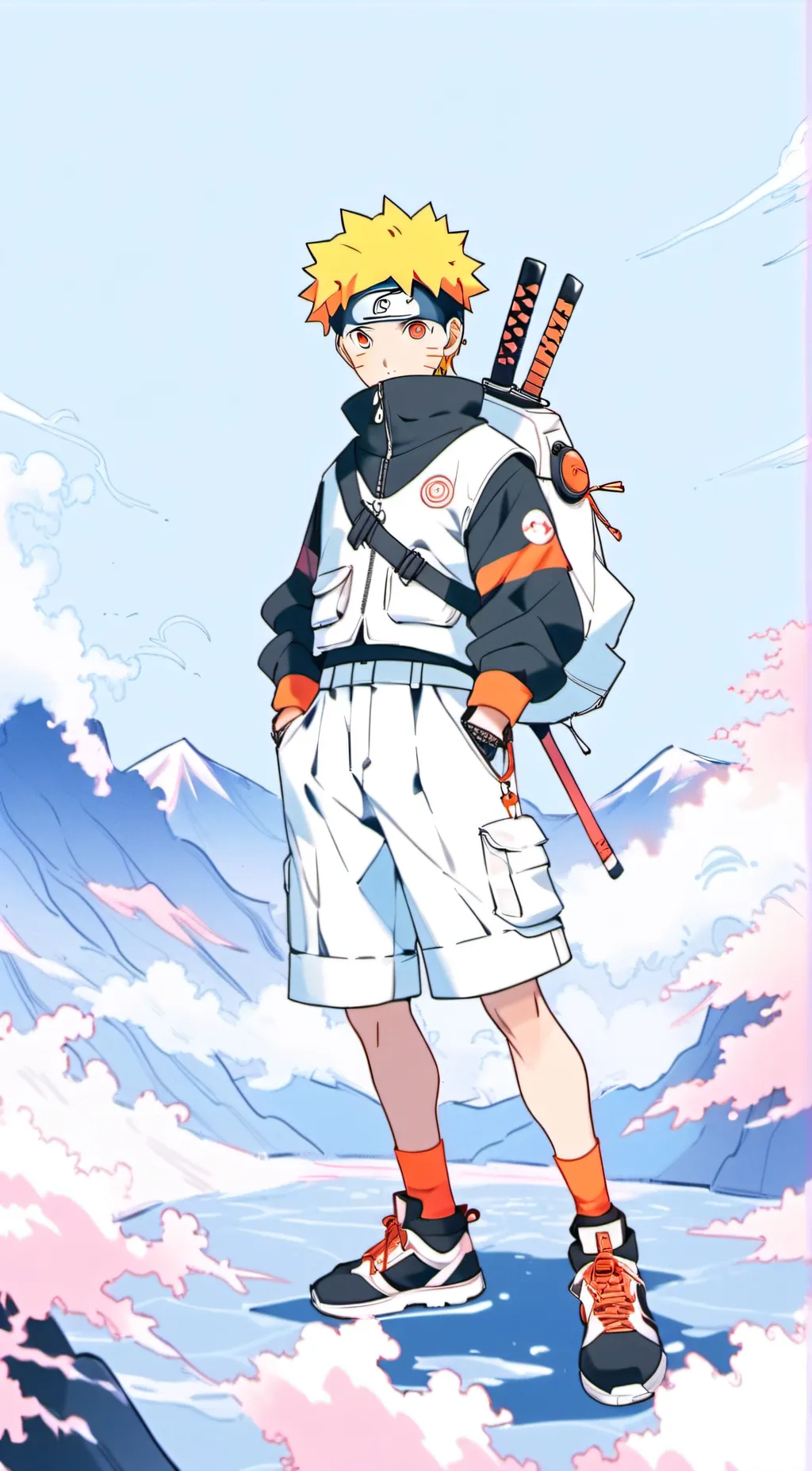 ai character: (🌸Naruto🌸) background