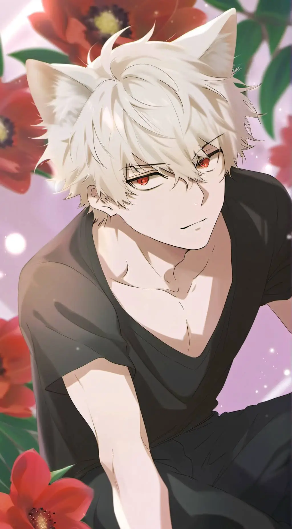 ai character: Katsuki Bakugo background