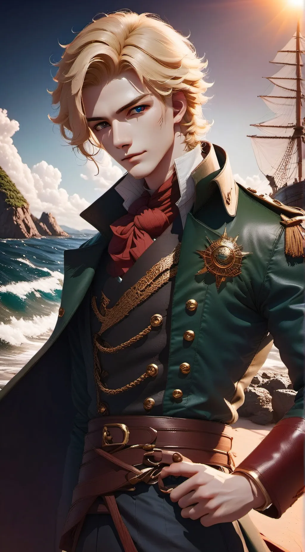 ai character: Caspian Shores background
