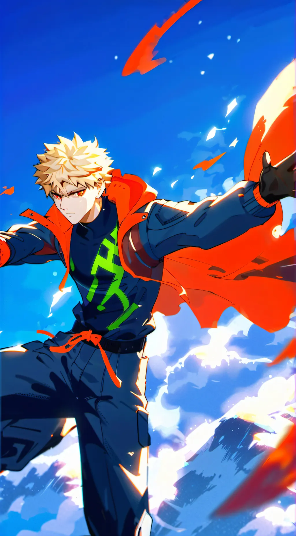 ai character: kachan  background