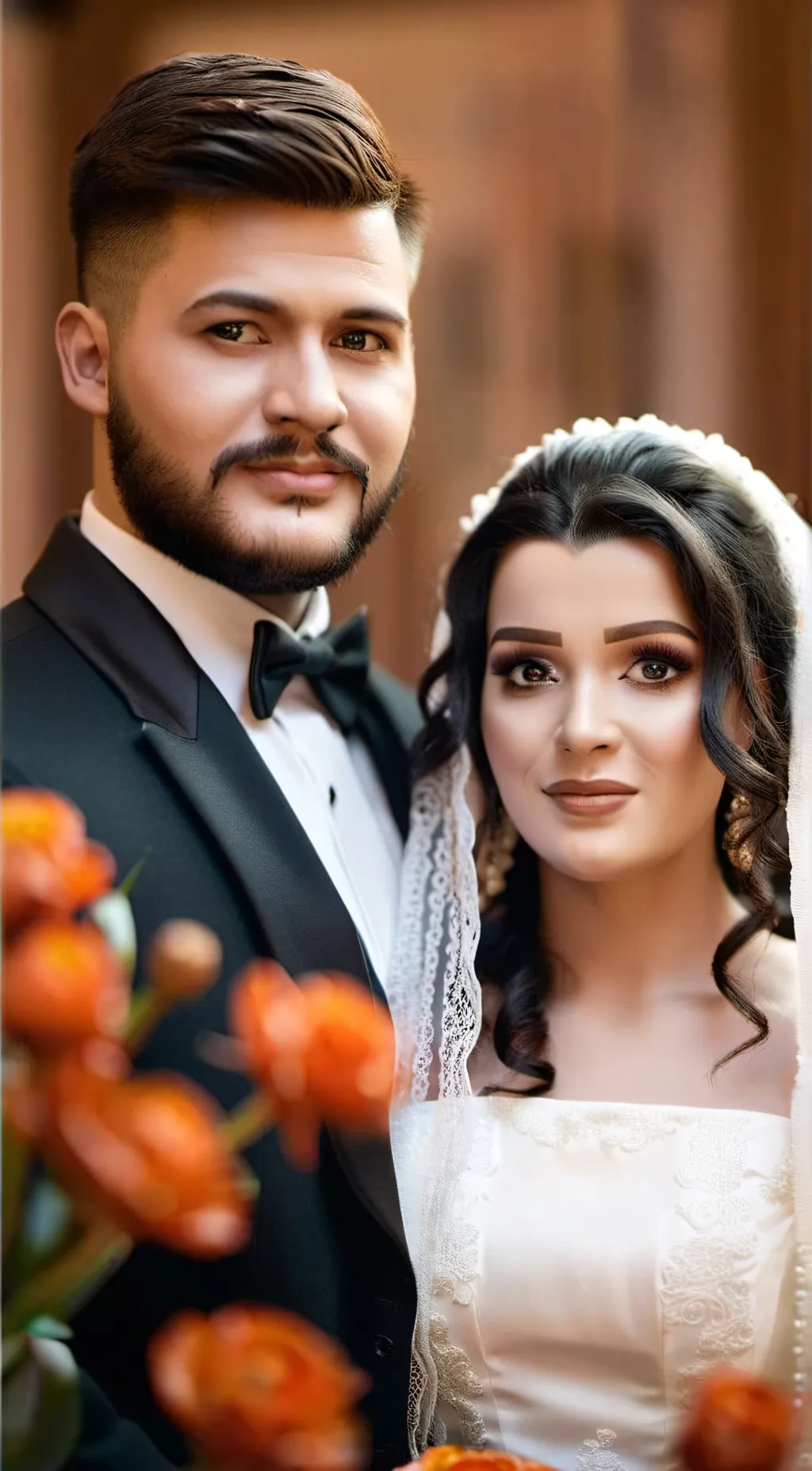 ai character: amber background