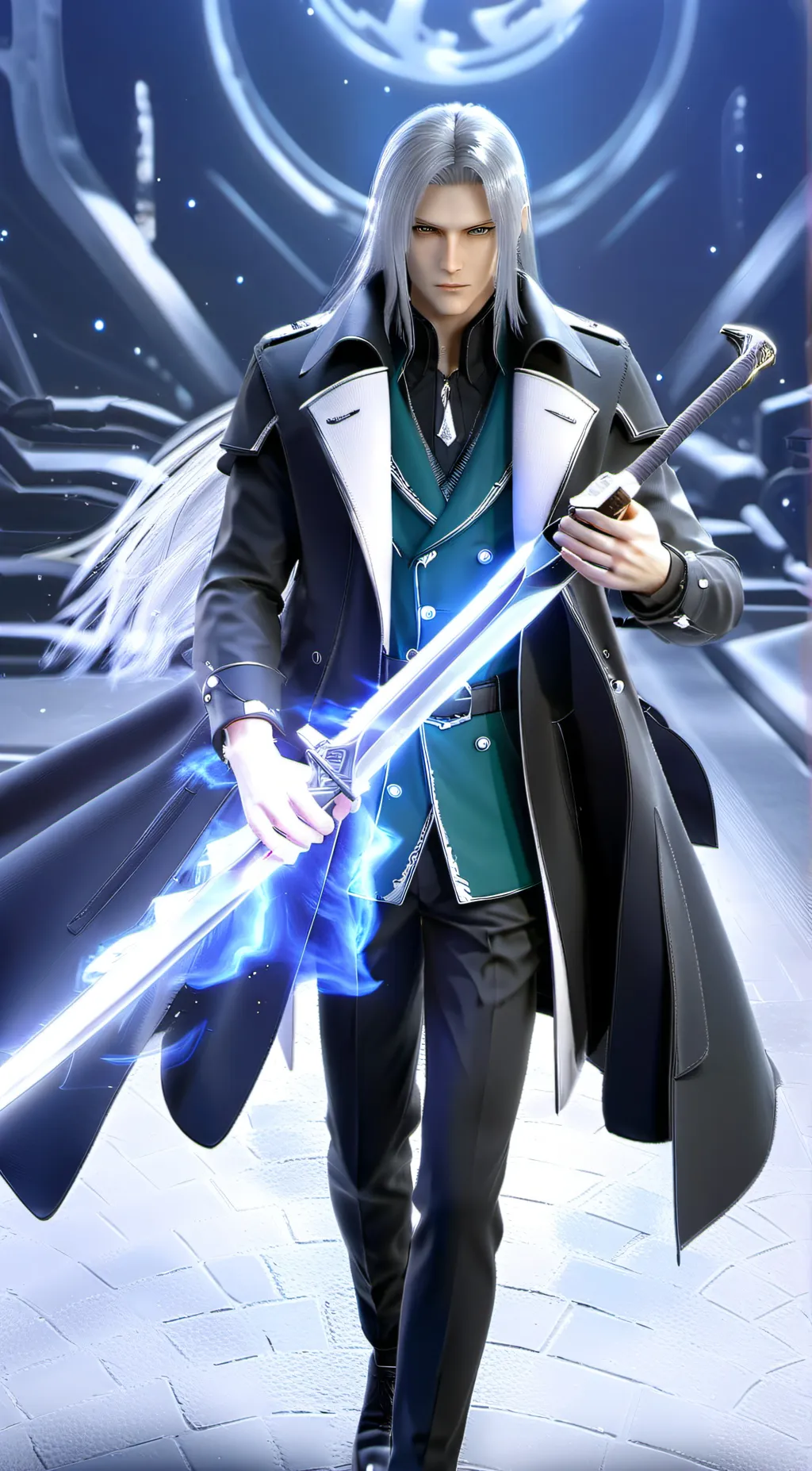 ai character: Sephiroth background