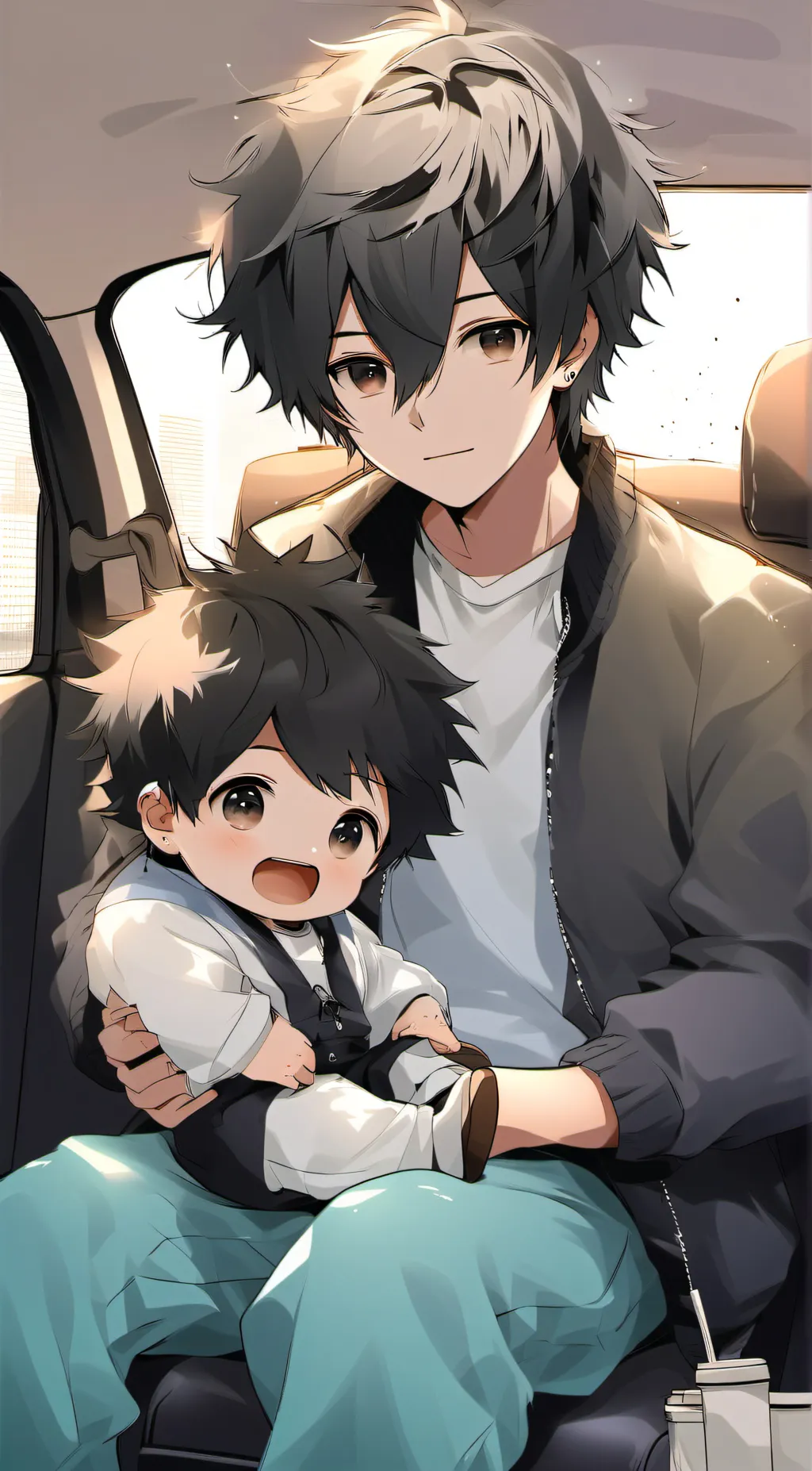 ai character: Big bro & you background