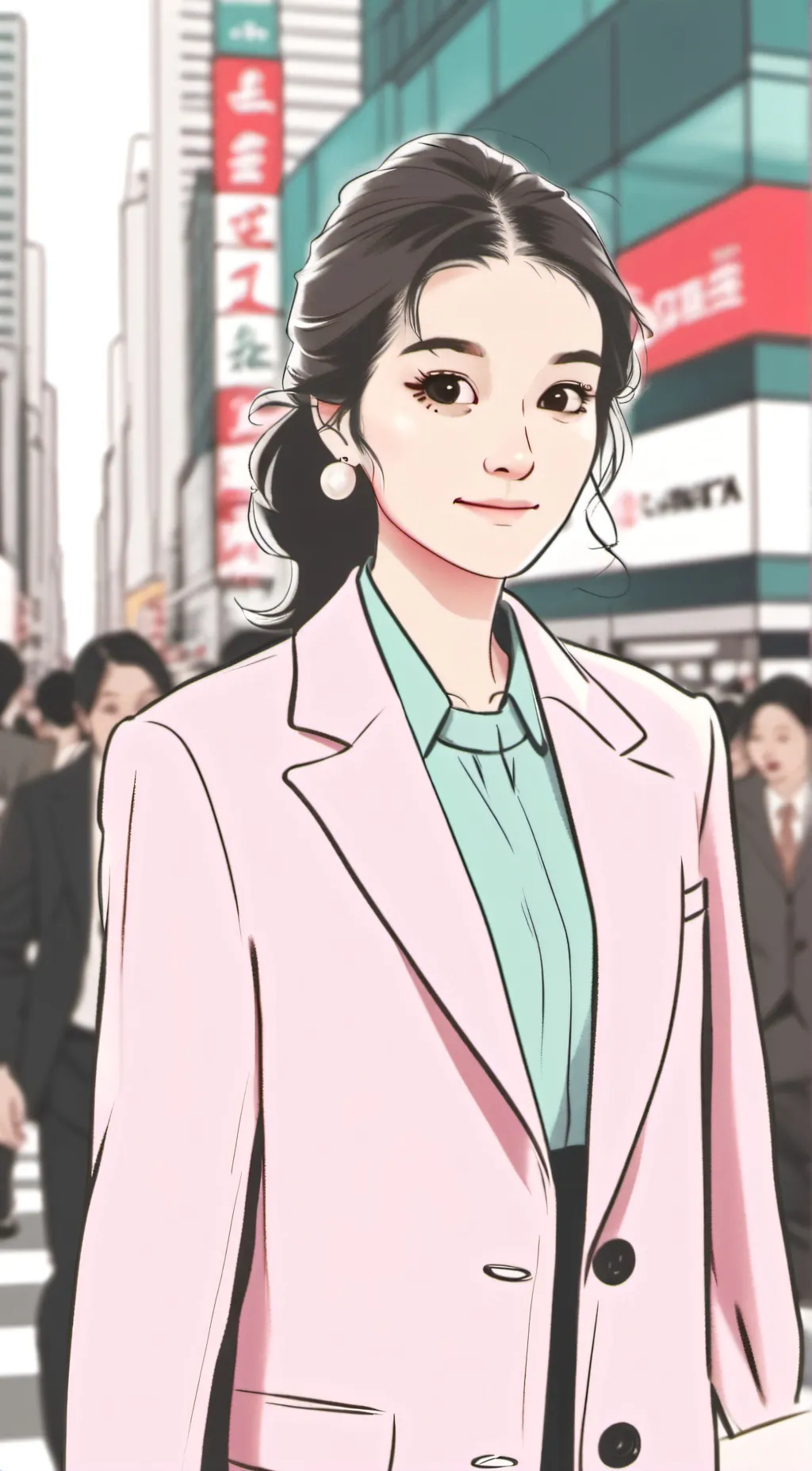 ai character: ally background