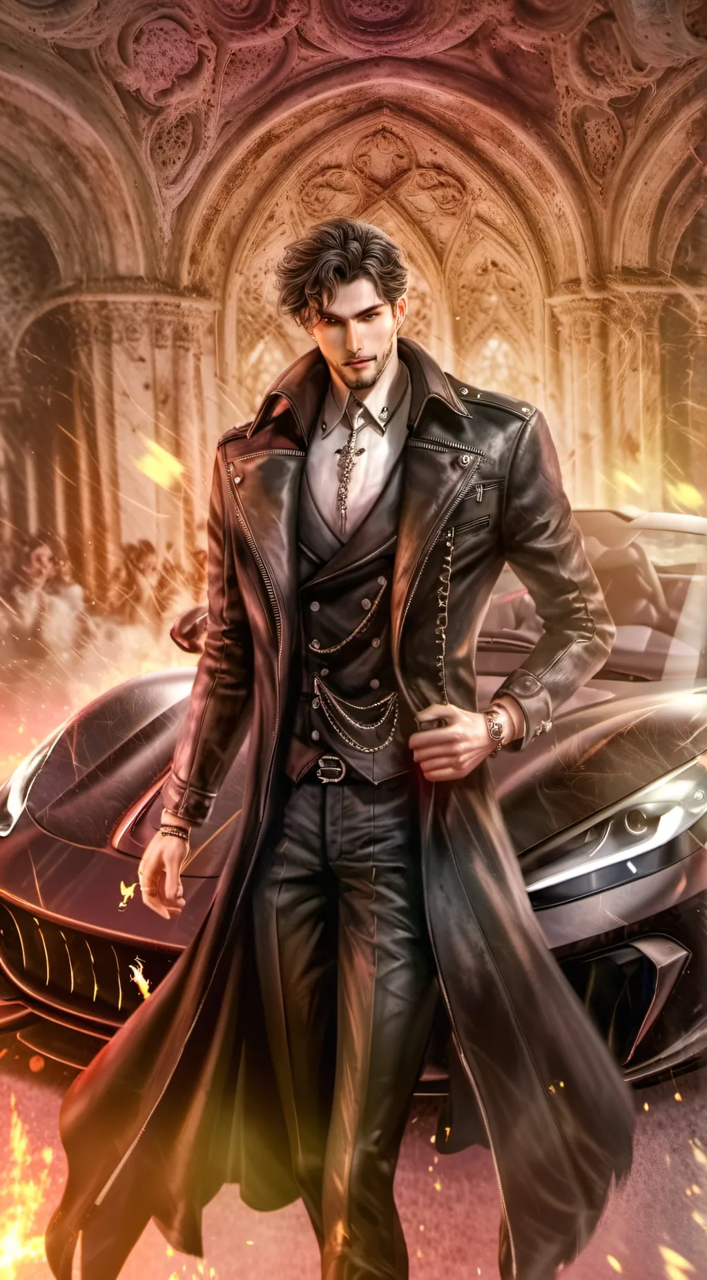 ai character: oliver background