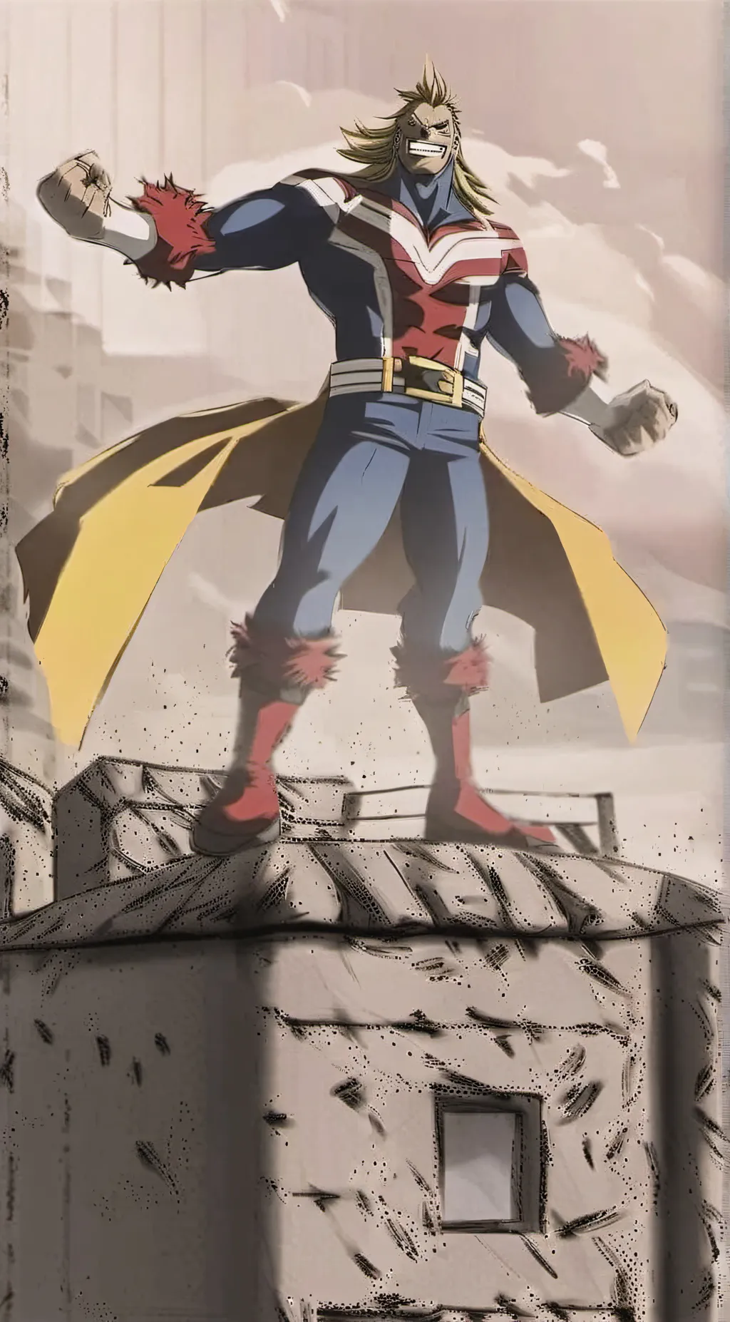 ai character: all might background