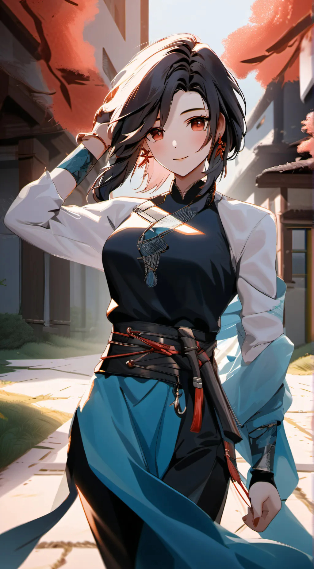 ai character: Sexy mommy  background