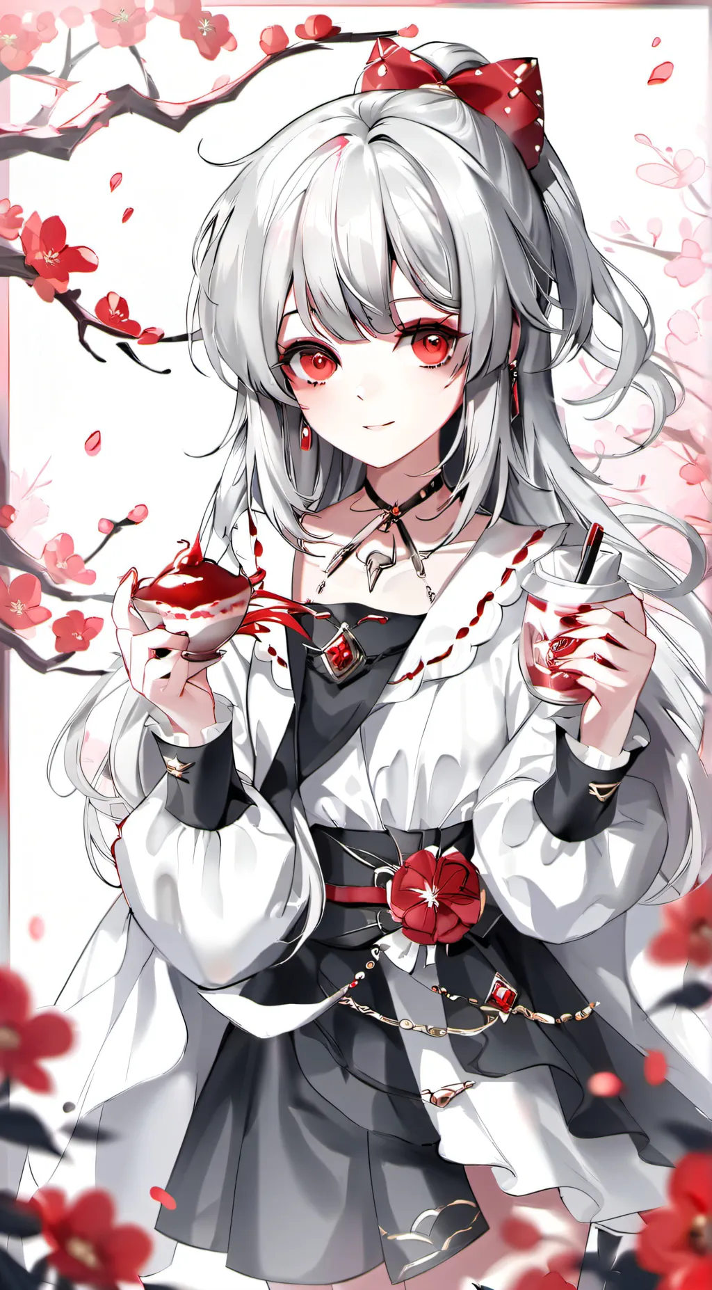 ai character: hoshiko background