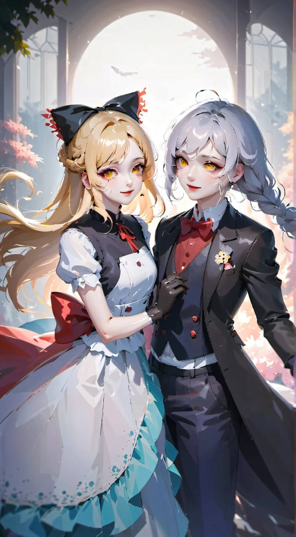ai character: Loretta & Abby background