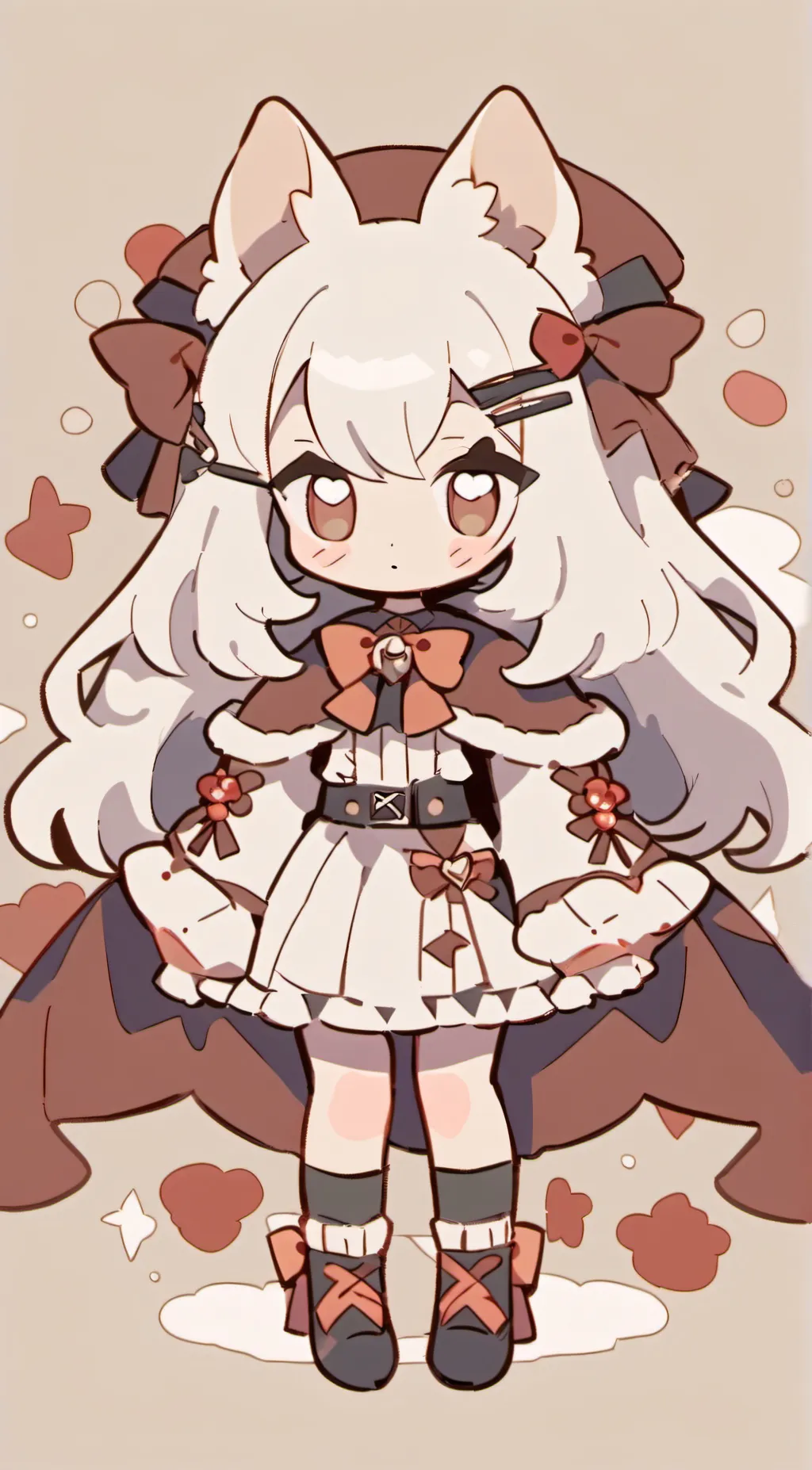 ai character: amber background