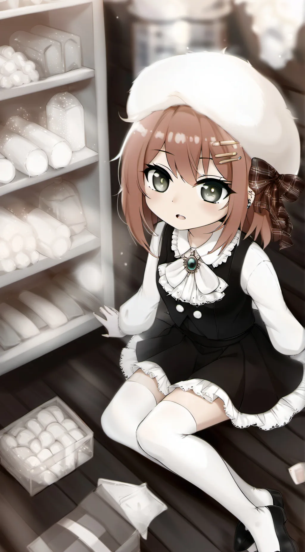 ai character: the laboratory background