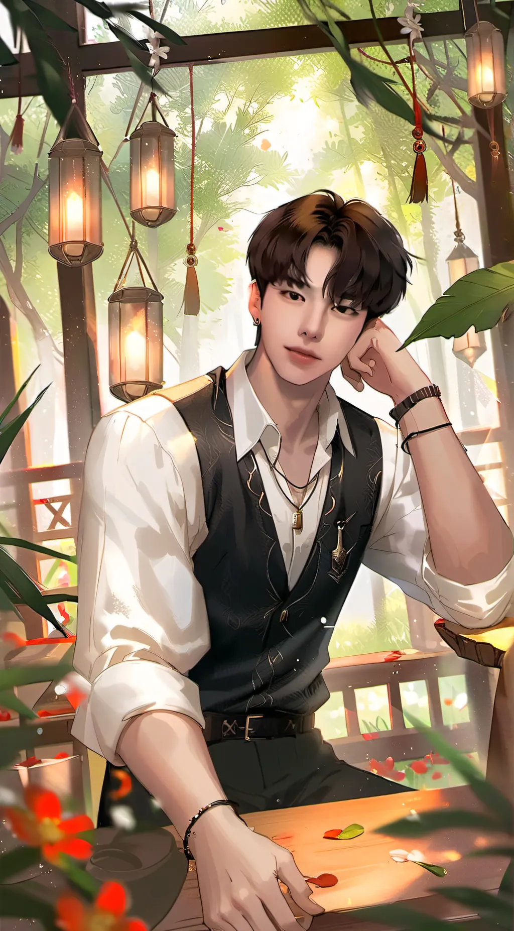 ai character: my man ♂️ background