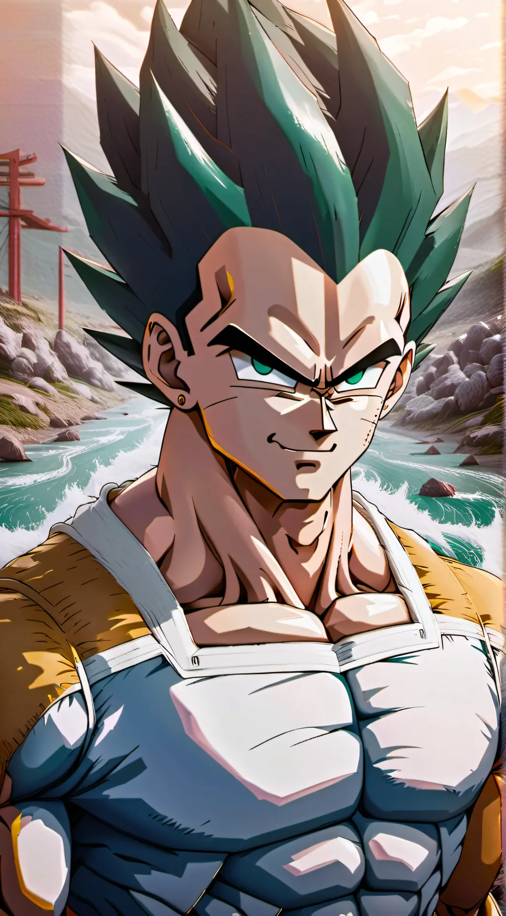 ai character: Vegeta  background