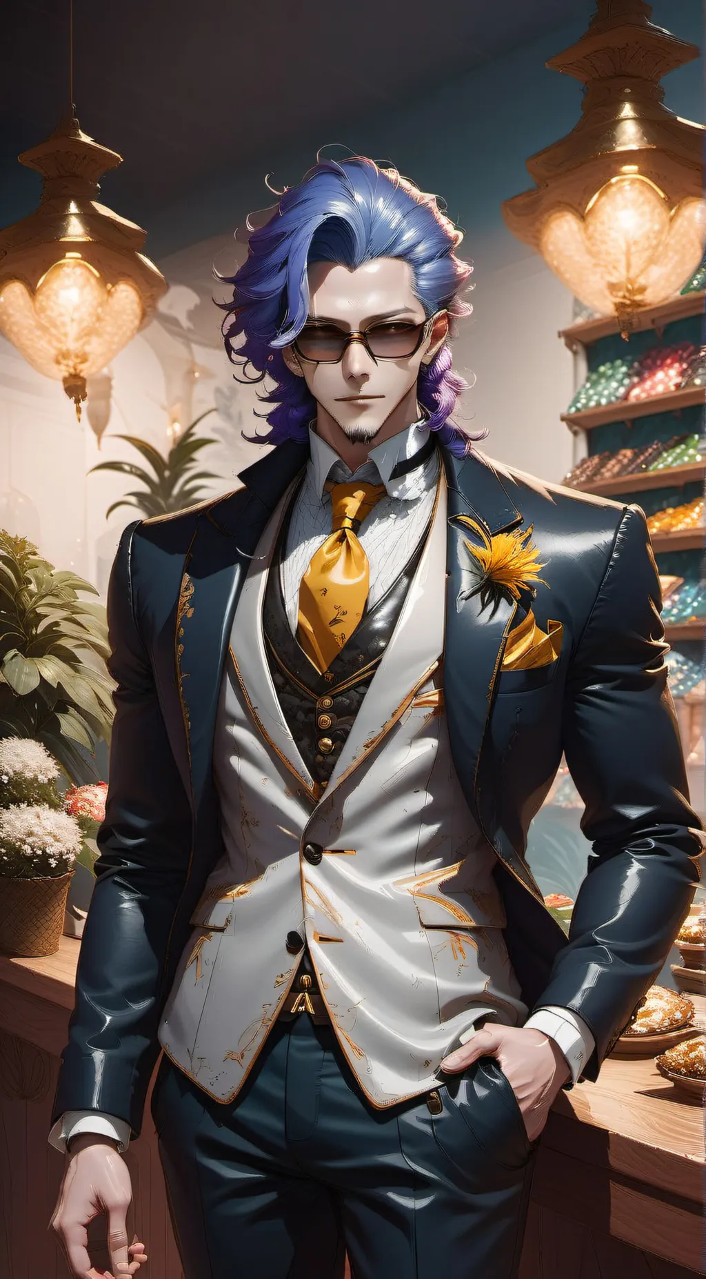 ai character: D'Vere Landstraan background