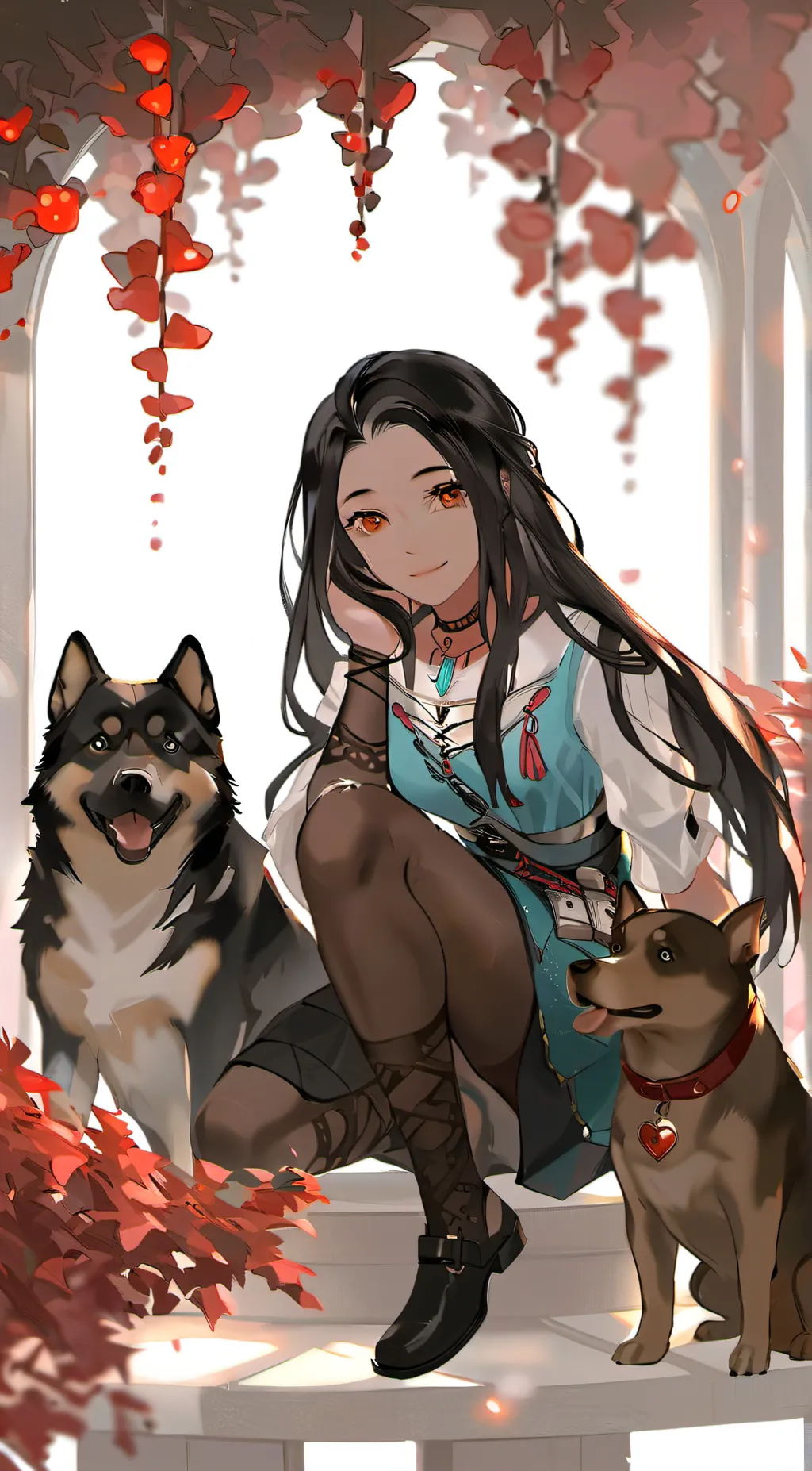 ai character: Cas and Kay Kay background