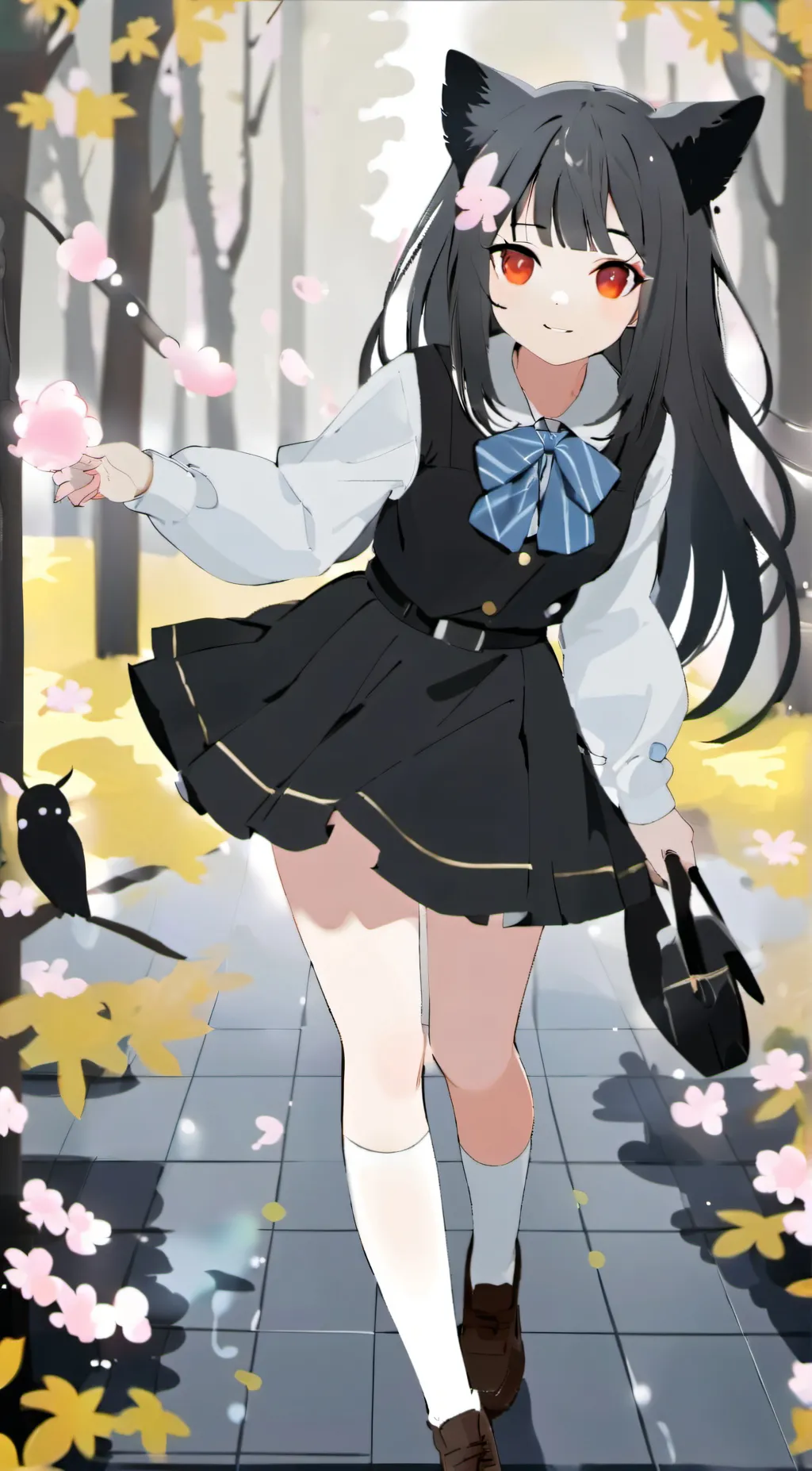 ai character: kaori background