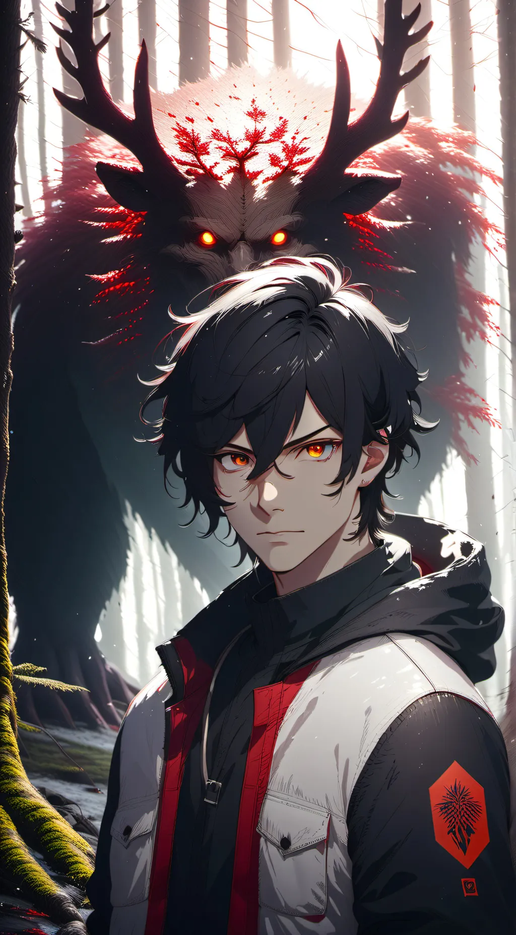ai character: Ray background