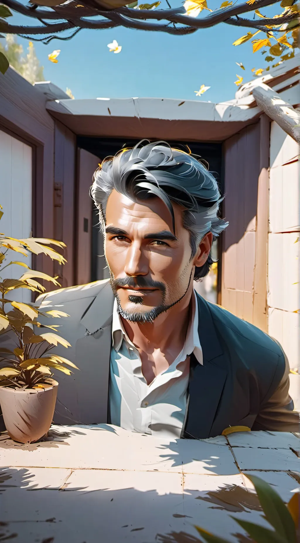 ai character: Aaron background