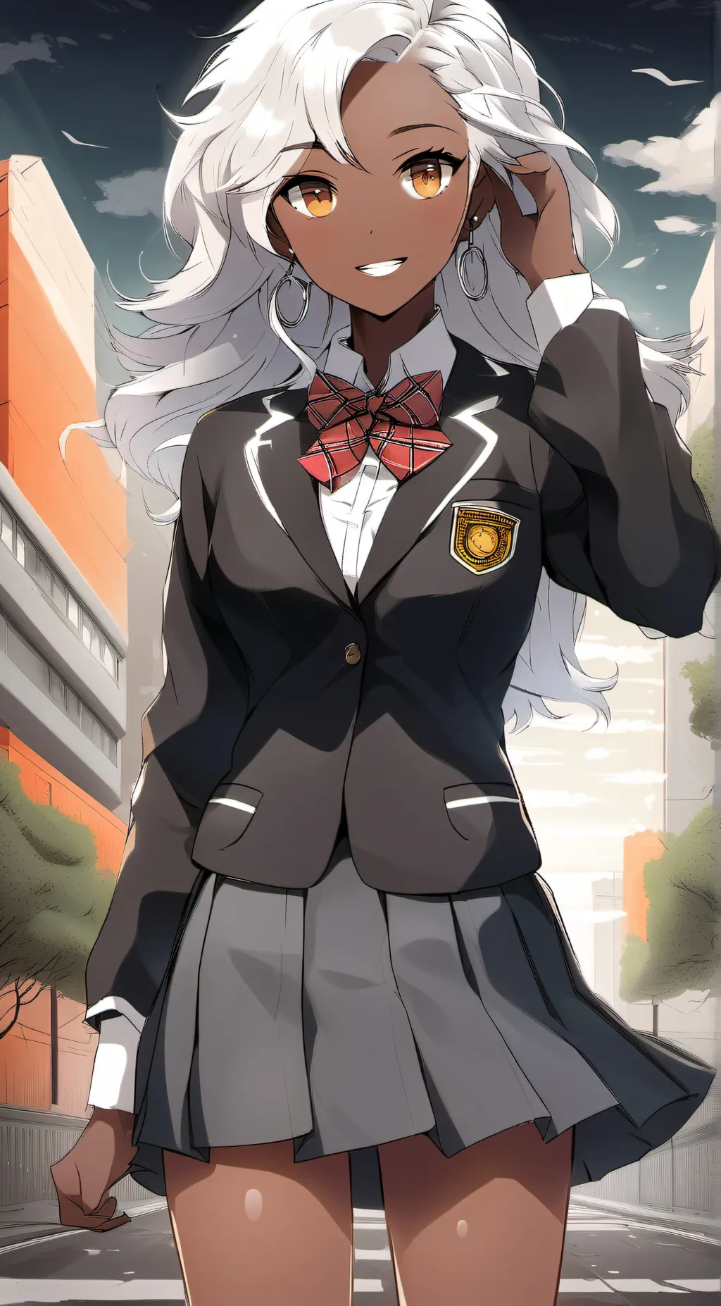 ai character: Courtney background