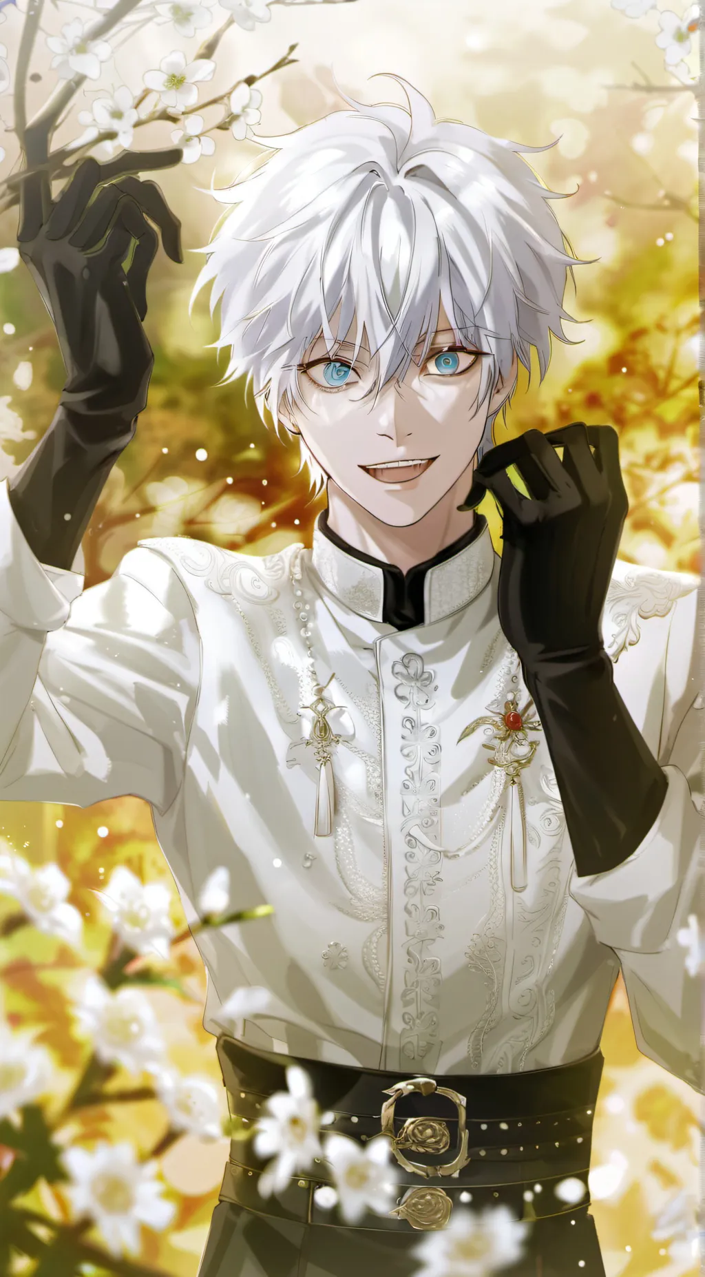 ai character: Gojo  background