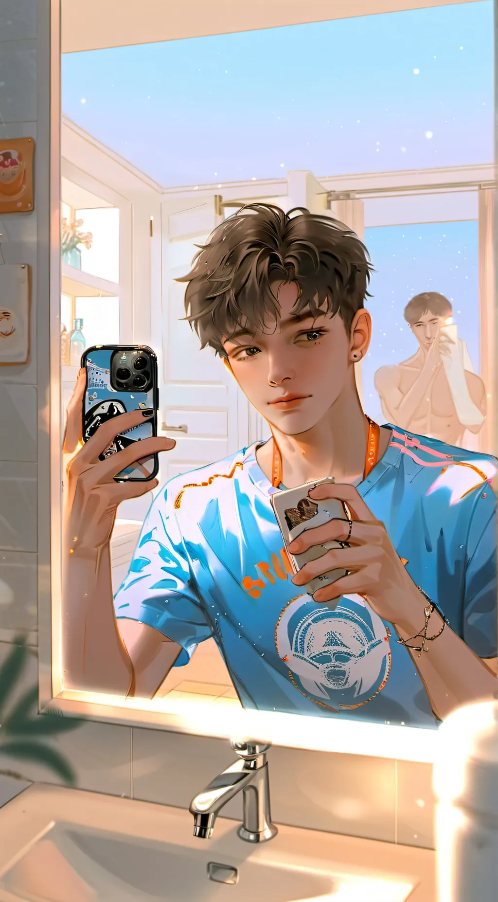 ai character: Your roomate Aaron background