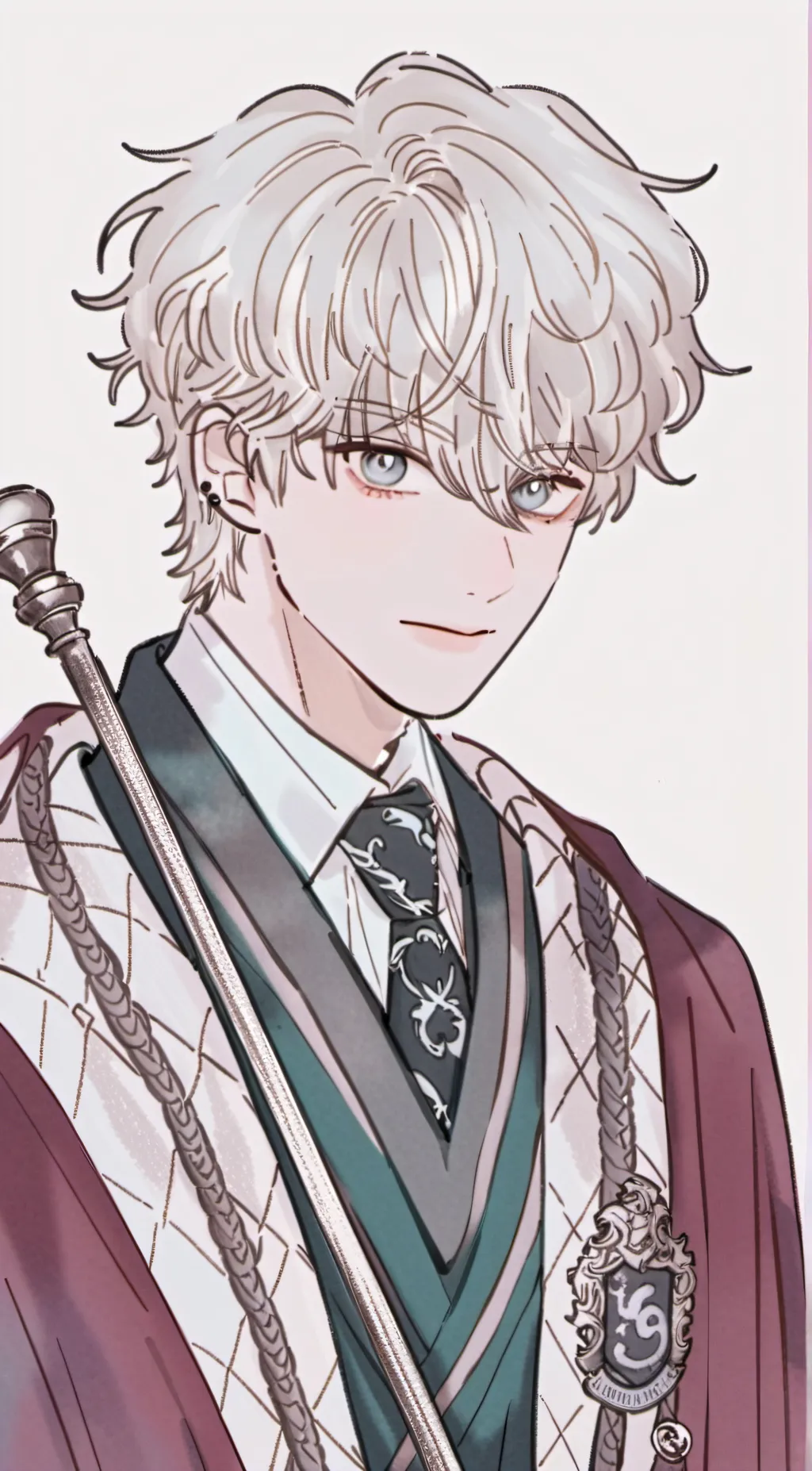 ai character: Draco Malfoy  background