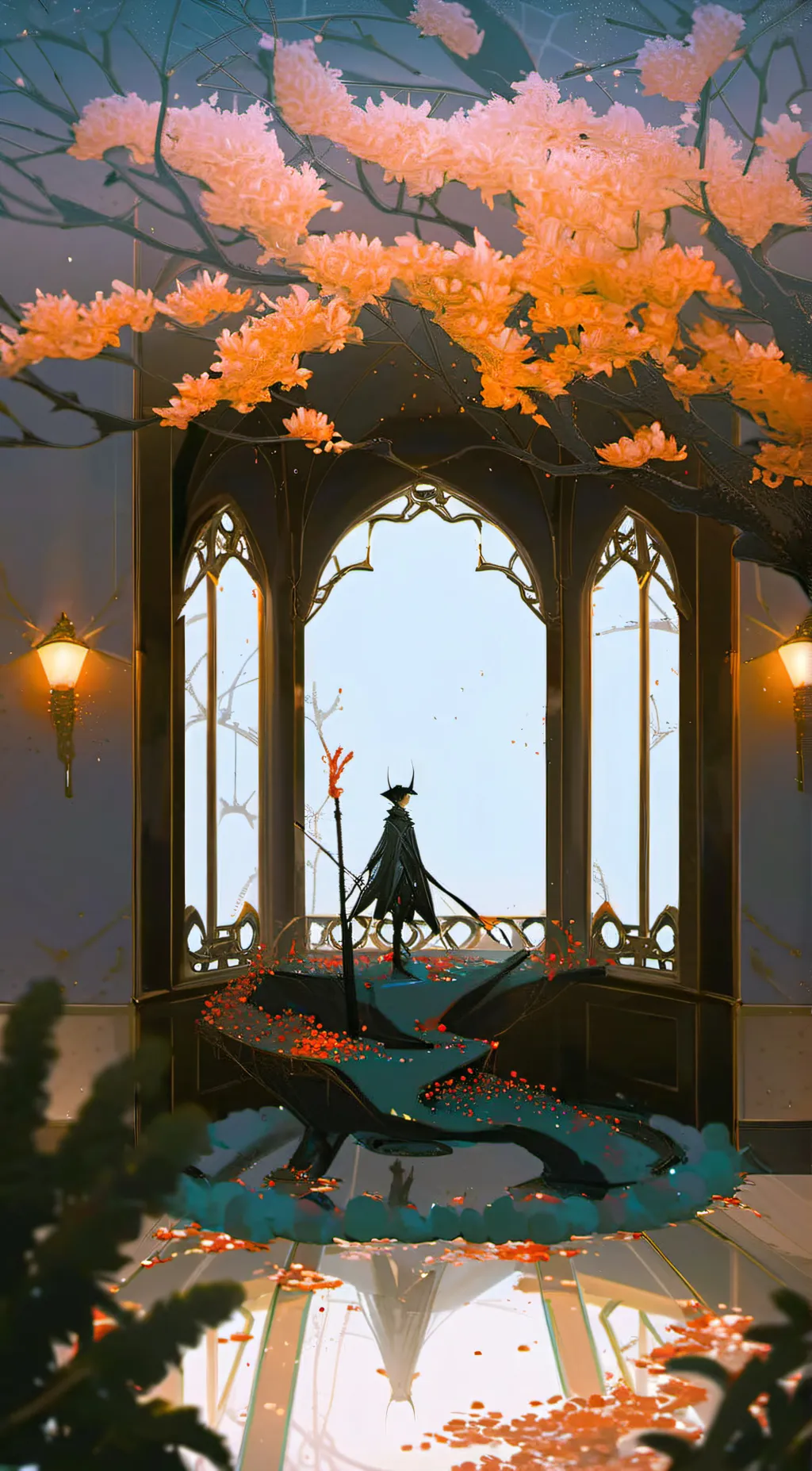 ai character: Radioapple background
